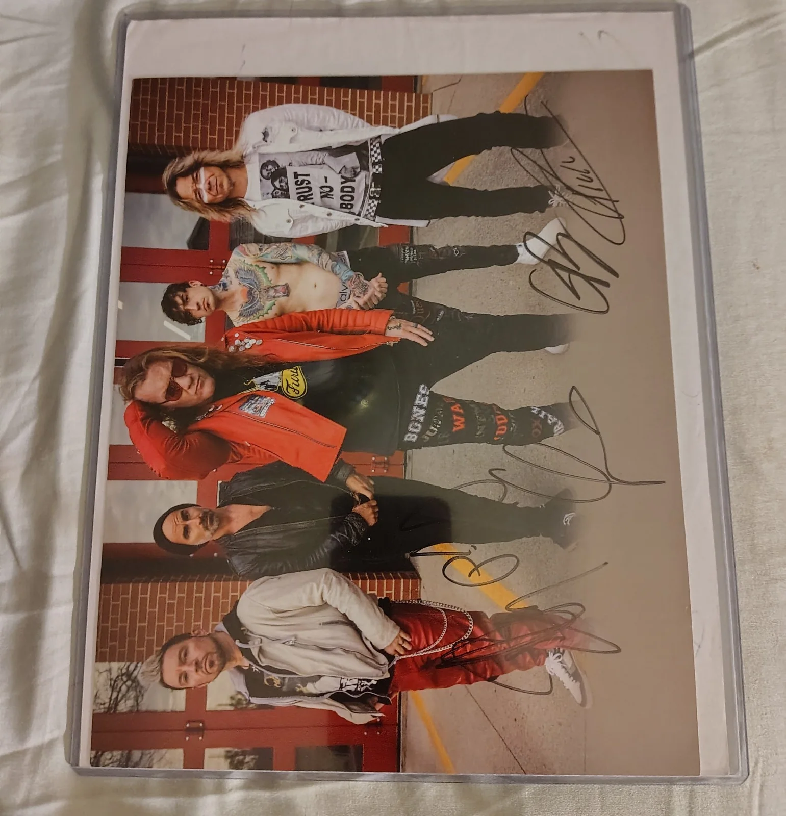 Fozzy Signed Setlist & Band Photo Orpheum Tampa FL 10/5/2024, image 2
