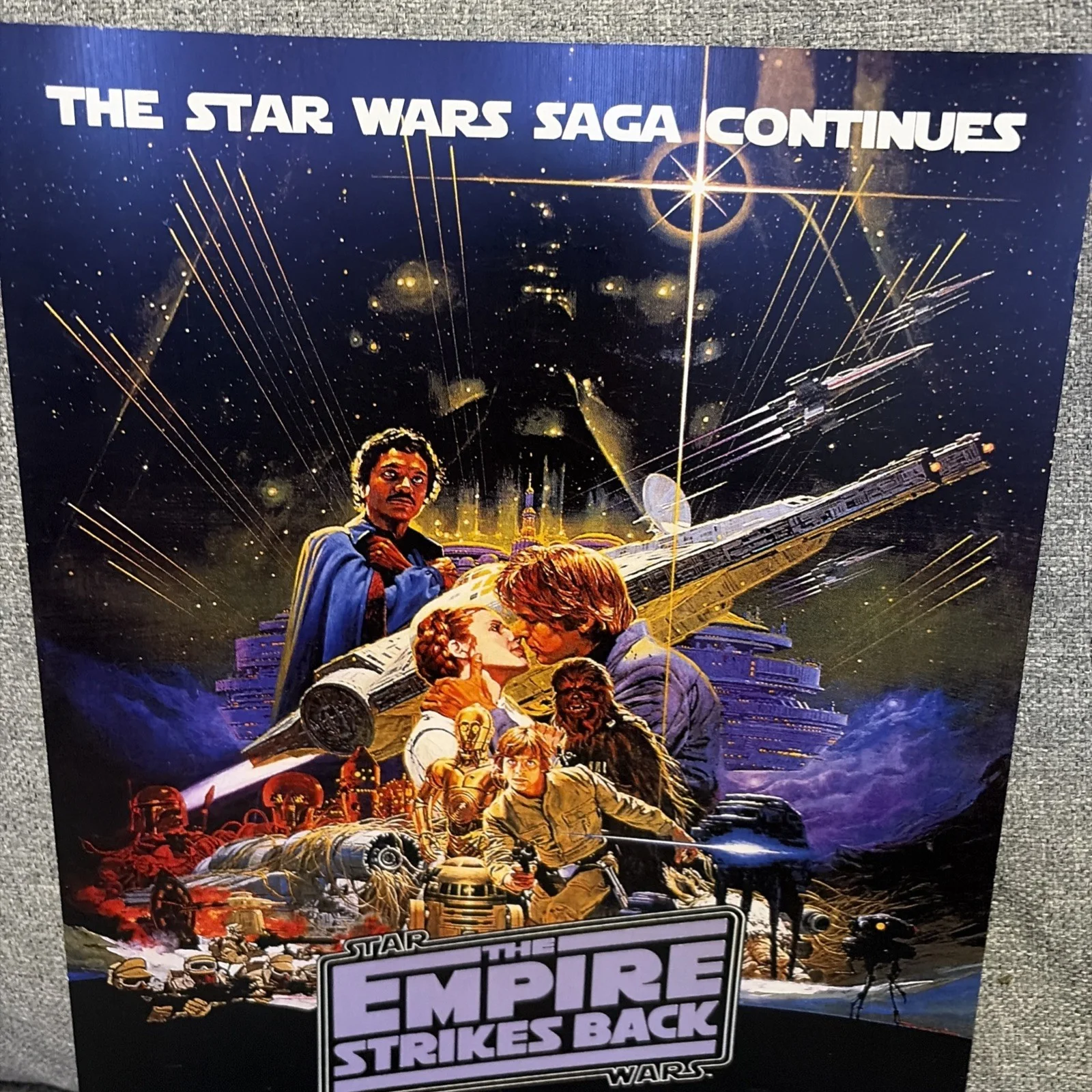 Star Wars The Empire Strikes Back Film Poster Print Sci Fi, image 3