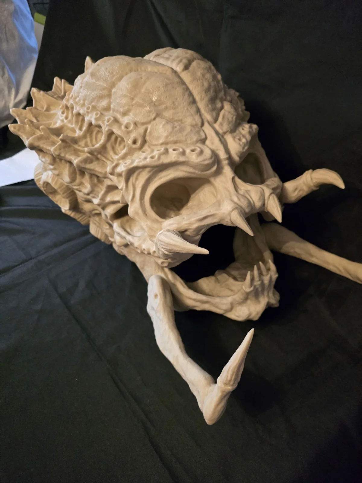 Predator skull life-size, trophy, massive great detail fan art, изображение 3