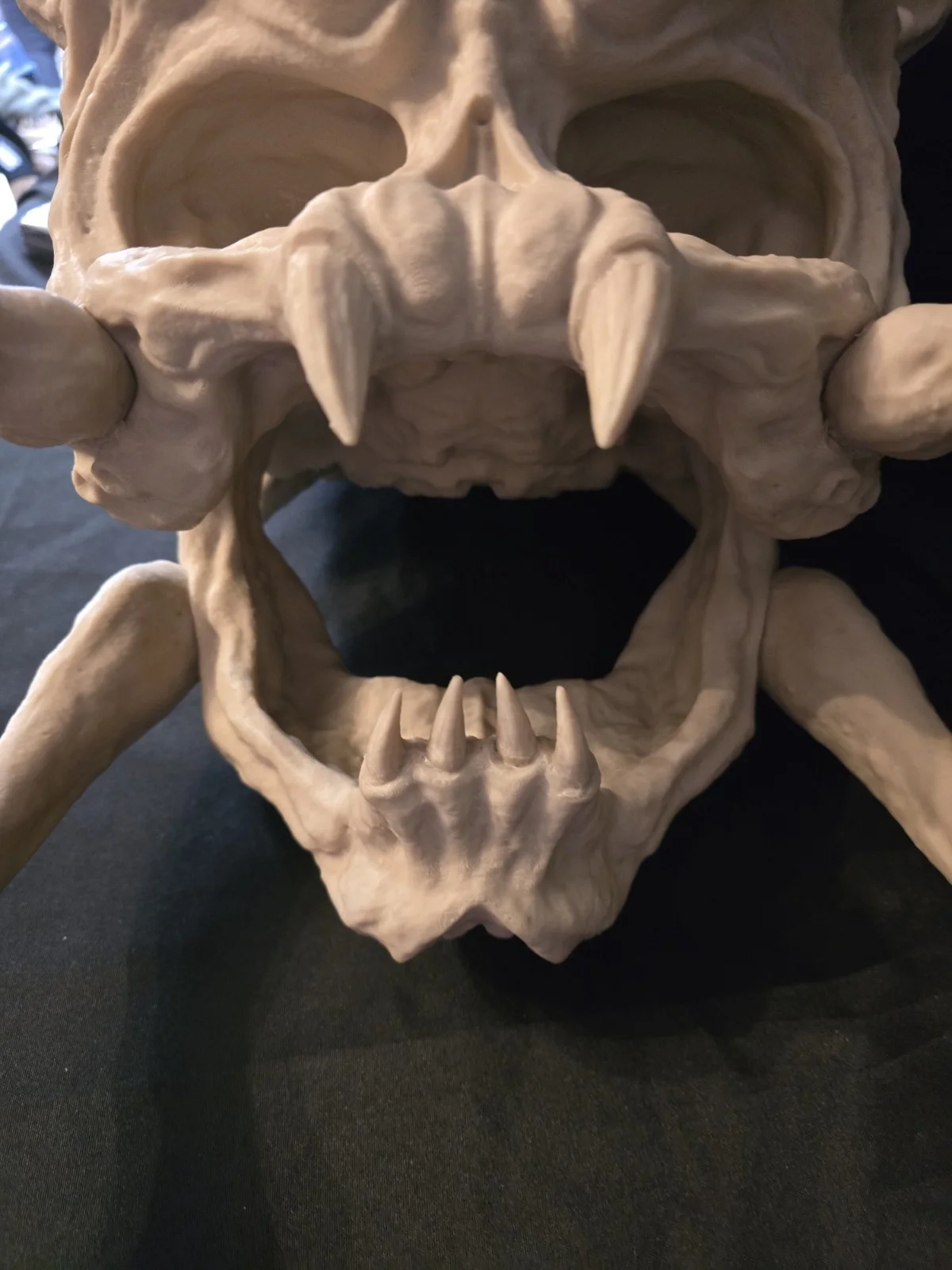 Predator skull life-size, trophy, massive great detail fan art, изображение 4