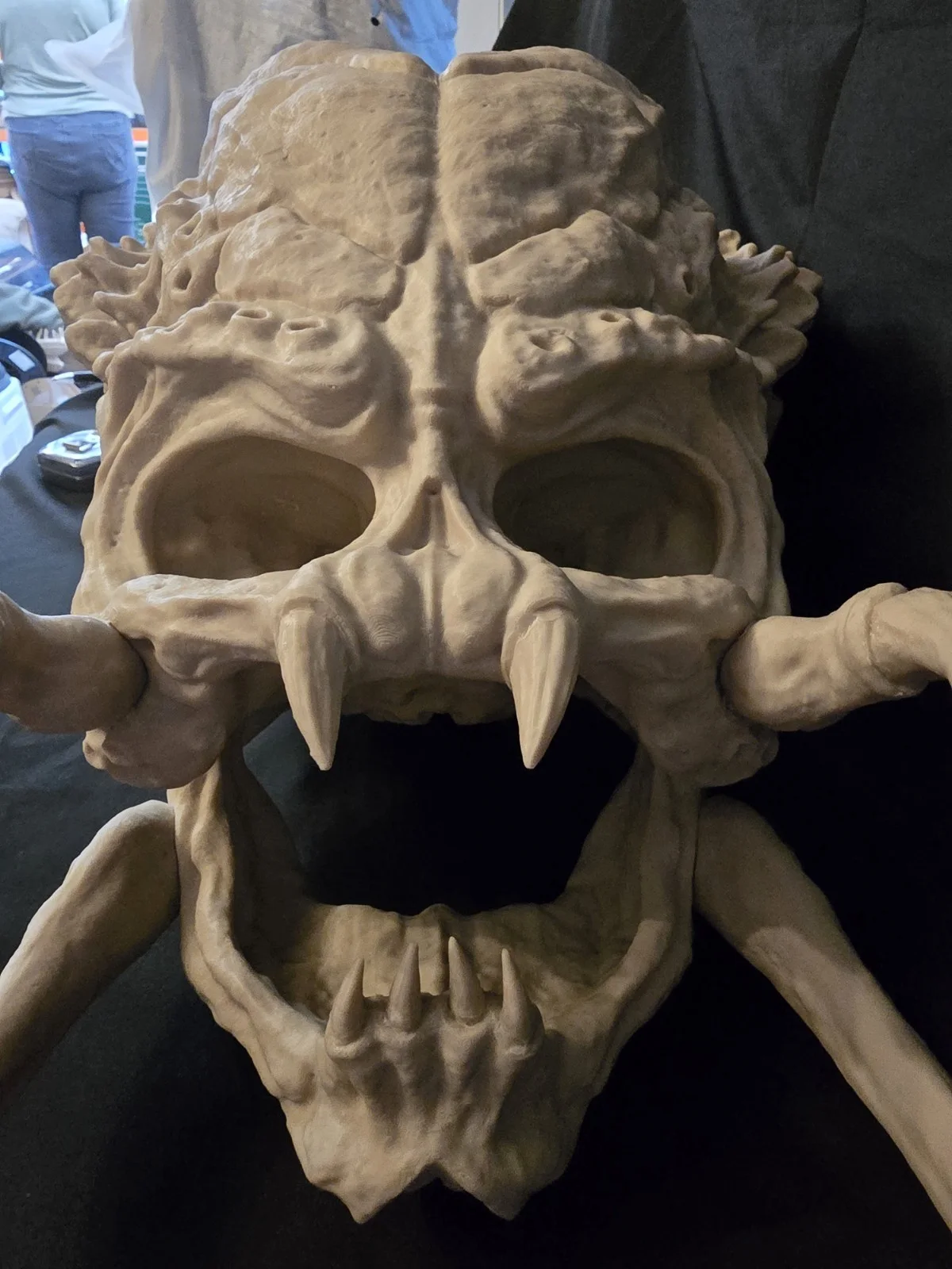 Predator skull life-size, trophy, massive great detail fan art, изображение 5