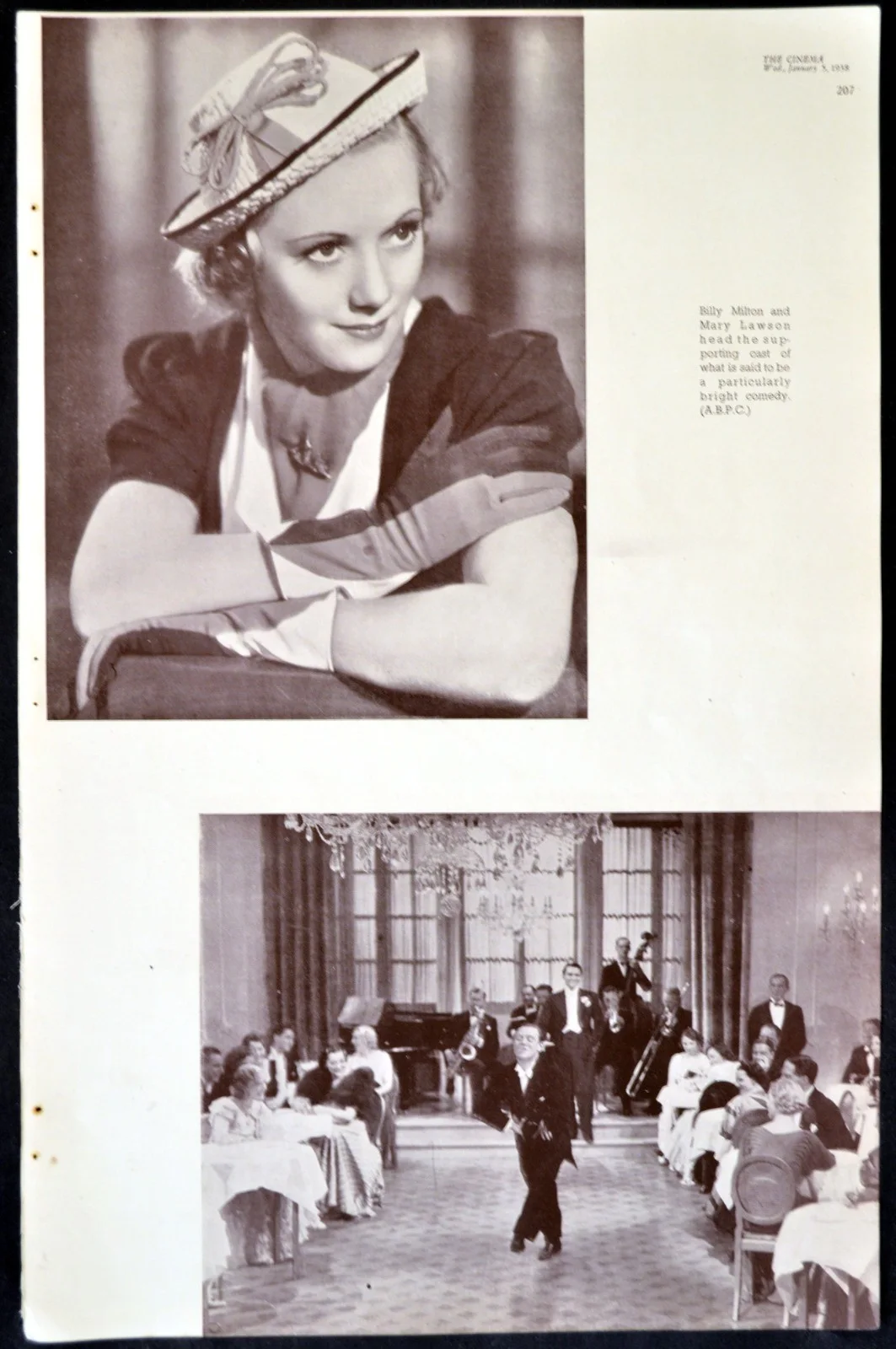 A YANK AT OXFORD 1938 Maureen O’Sullivan OH BOY! Mary Lawson PHOTO PAGE, изображение 2