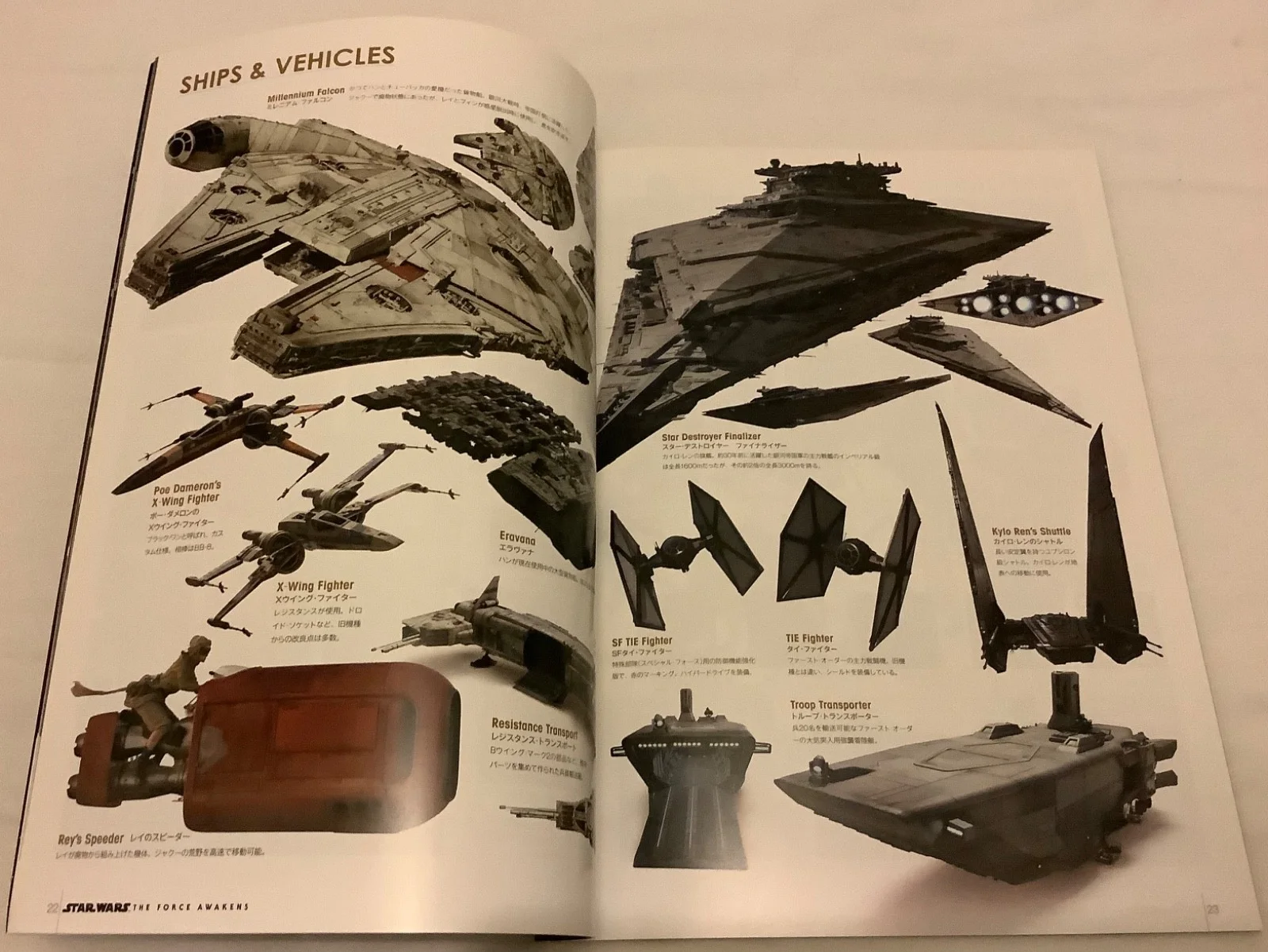 Star Wars The Force Awakens Japan official programme Rey Finn Kylo Ren Han Solo, изображение 5