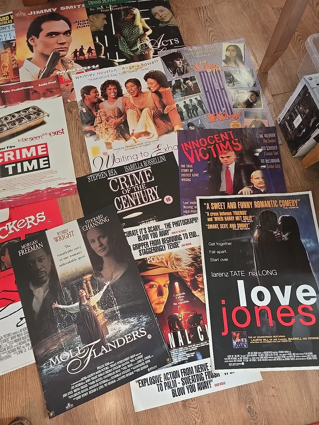 JOB LOT 16 90s VIDEO SHOP Rental Posters Collectable VHS Memorabilia #1, изображение 4