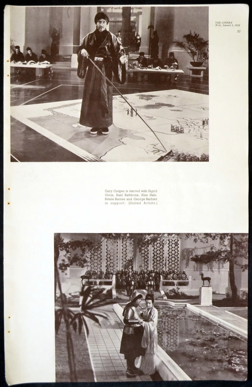 ADVENTURES OF MARCO POLO 1938 Gary Cooper, Sigrid Gurie PHOTO PAGE #2, изображение 2