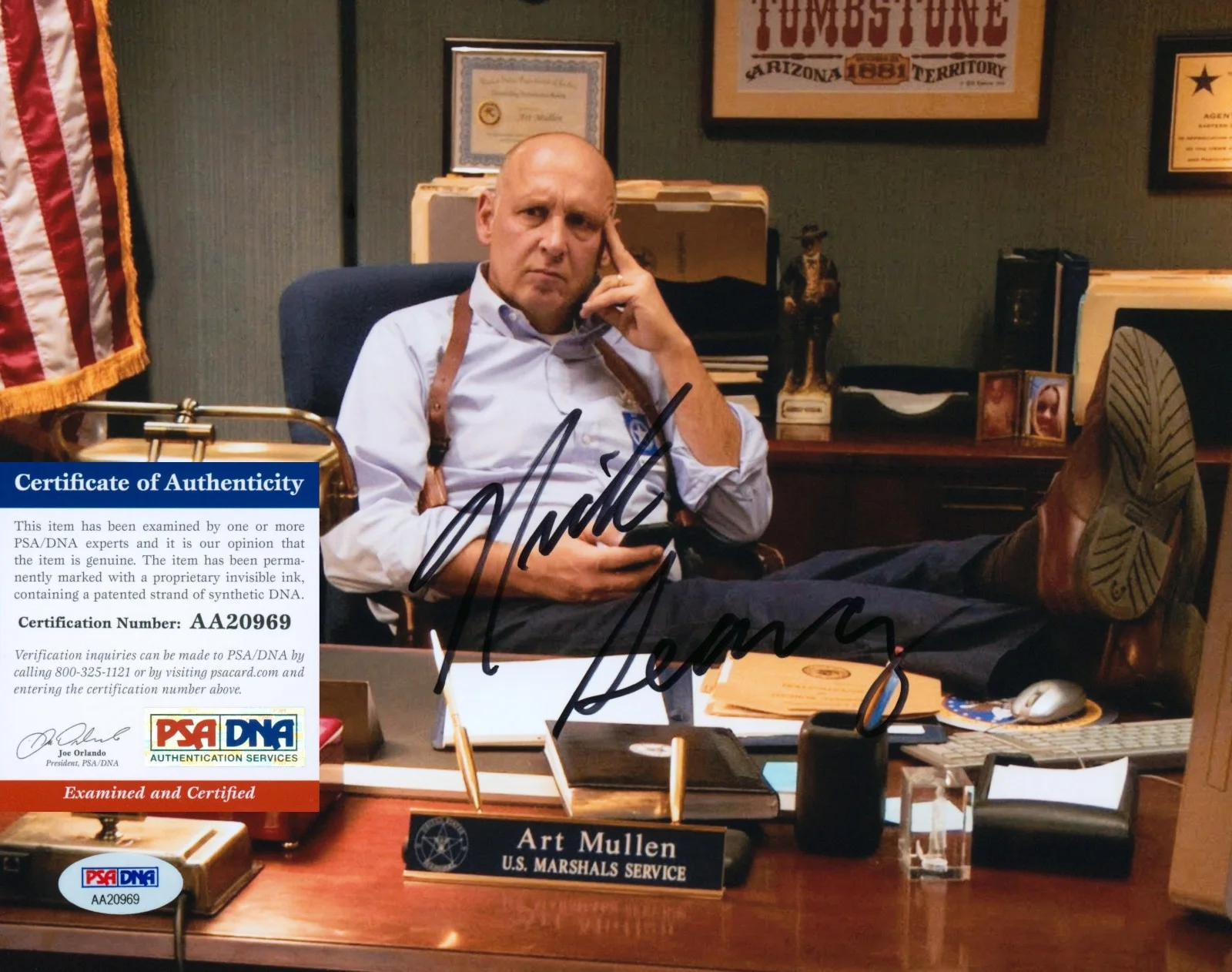 Nick Searcy — Nick Searcy Signed PSA/DNA COA Autographed 8X10 Justified Art Mullen Photo Auto, image 2