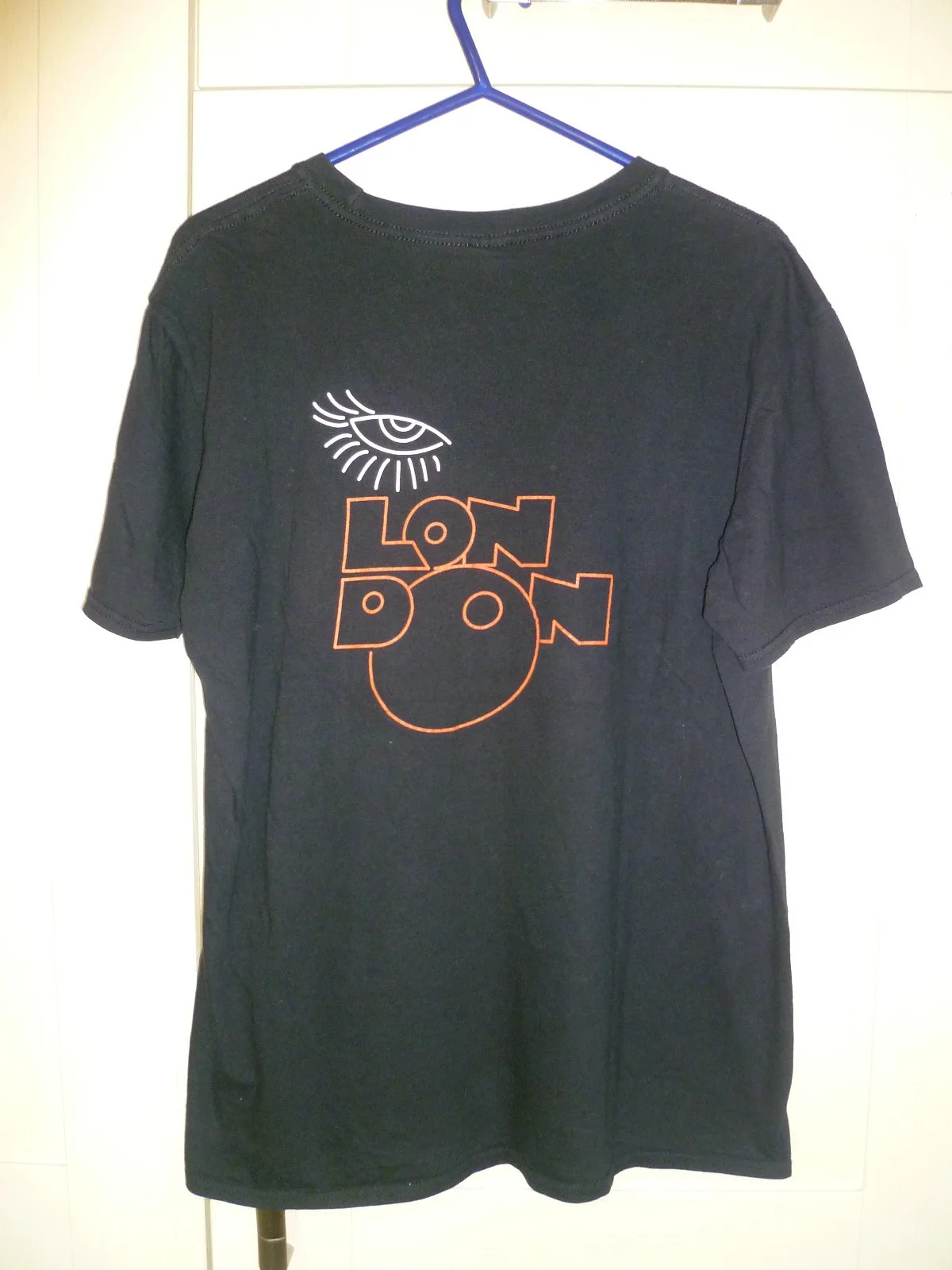 A CLOCKWORK ORANGE - ORIGINAL "WE, EYE/EYELASH, LONDON" BLACK T-SHIRT (L), изображение 2