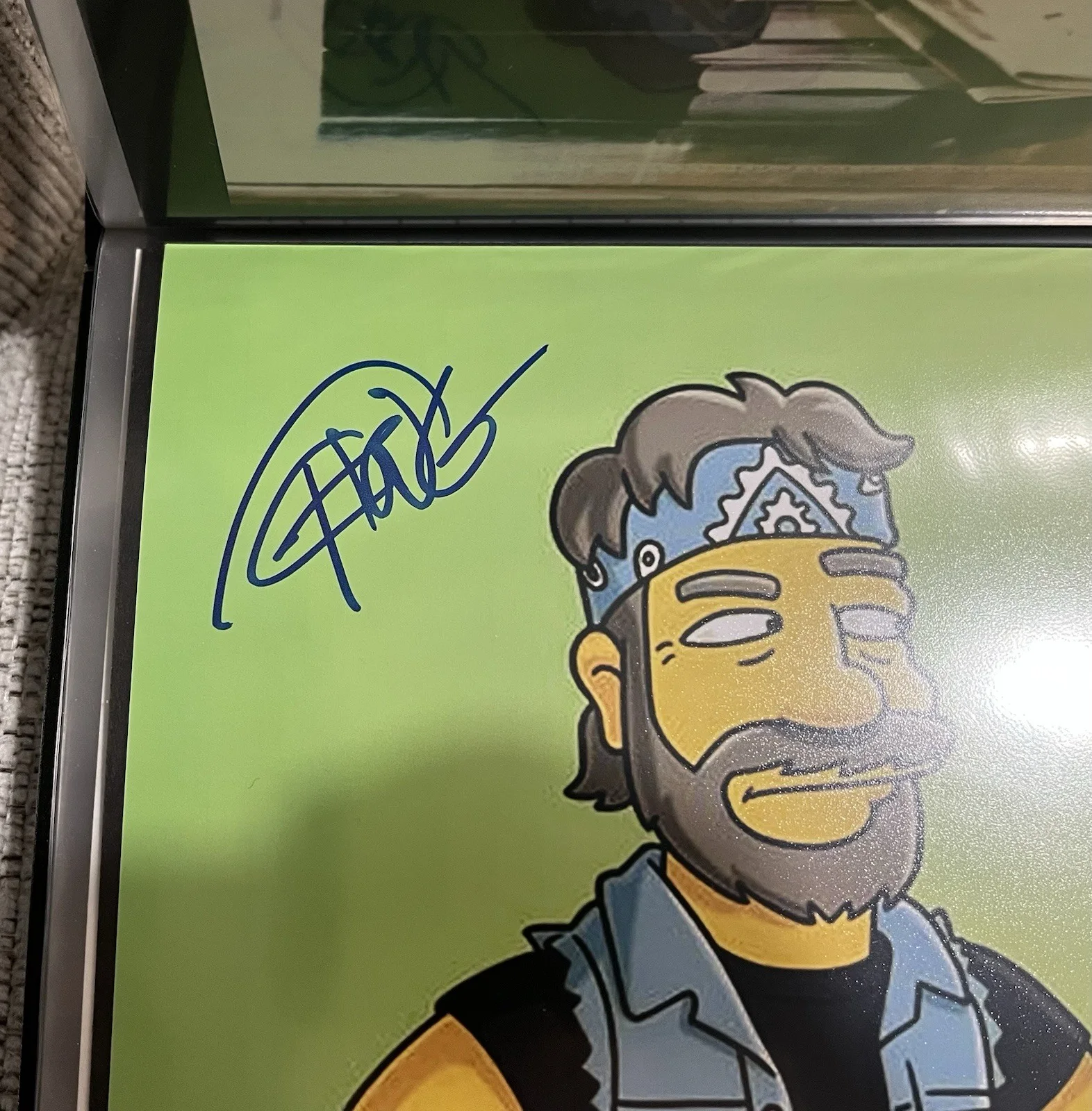8x10 — Cheech And Chong Signed Simpsons Photo 11x14 JSA COA Autograph, image 2