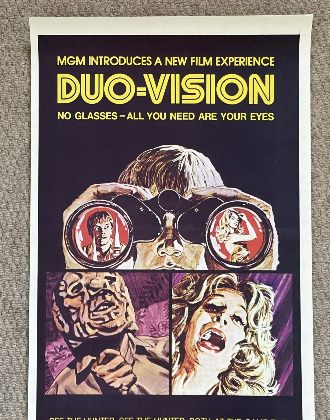 Vintage WICKED WICKED 1973 Australian Daybill Cinema Movie Poster 34x76cm, изображение 2
