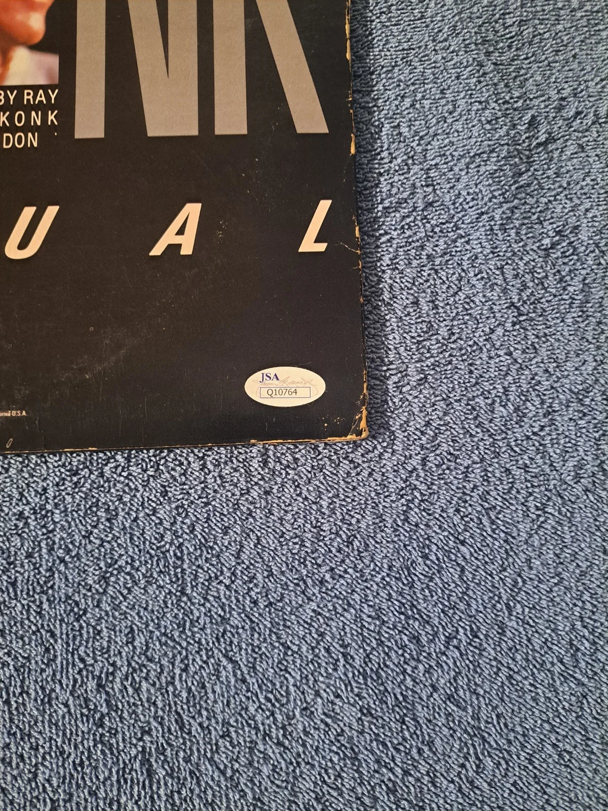 KINKS "THINK VISUAL" VINYL ALBUM SIGNED BY JIM RODFORD VINLY LP JSA COA, изображение 4