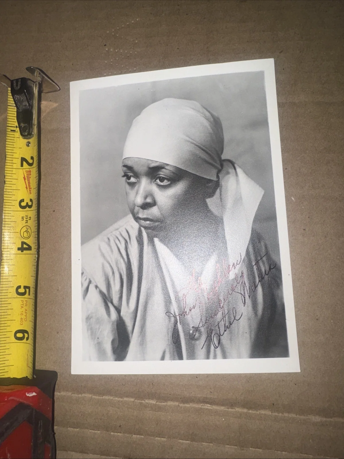Ethel Waters Actress Jazz Blues Singer Autograph Signed Photo d.1977, image 2