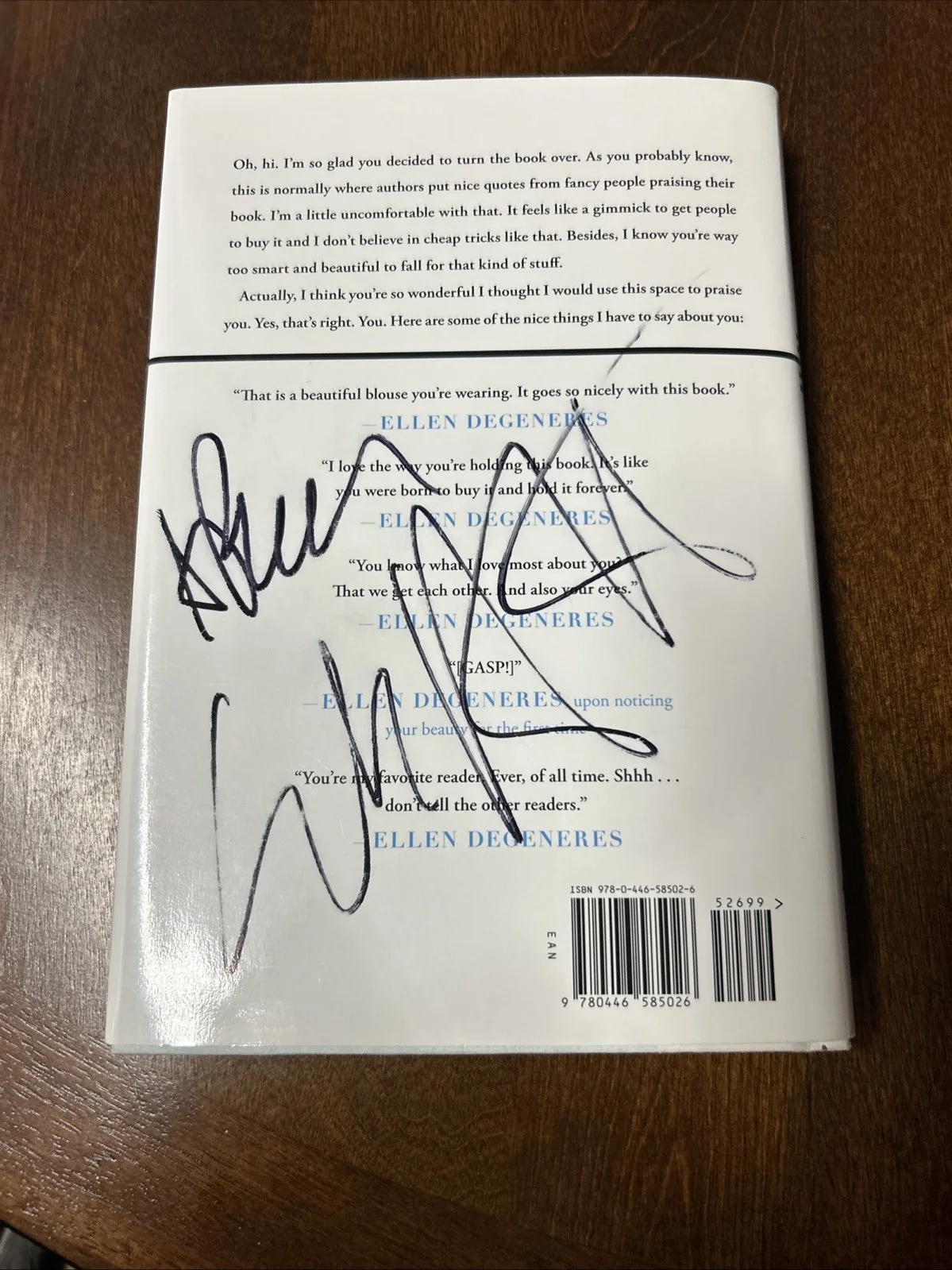Ellen Degeneres Seriously… I’m kidding Book Signed by Ellen Degeneres COA, изображение 5