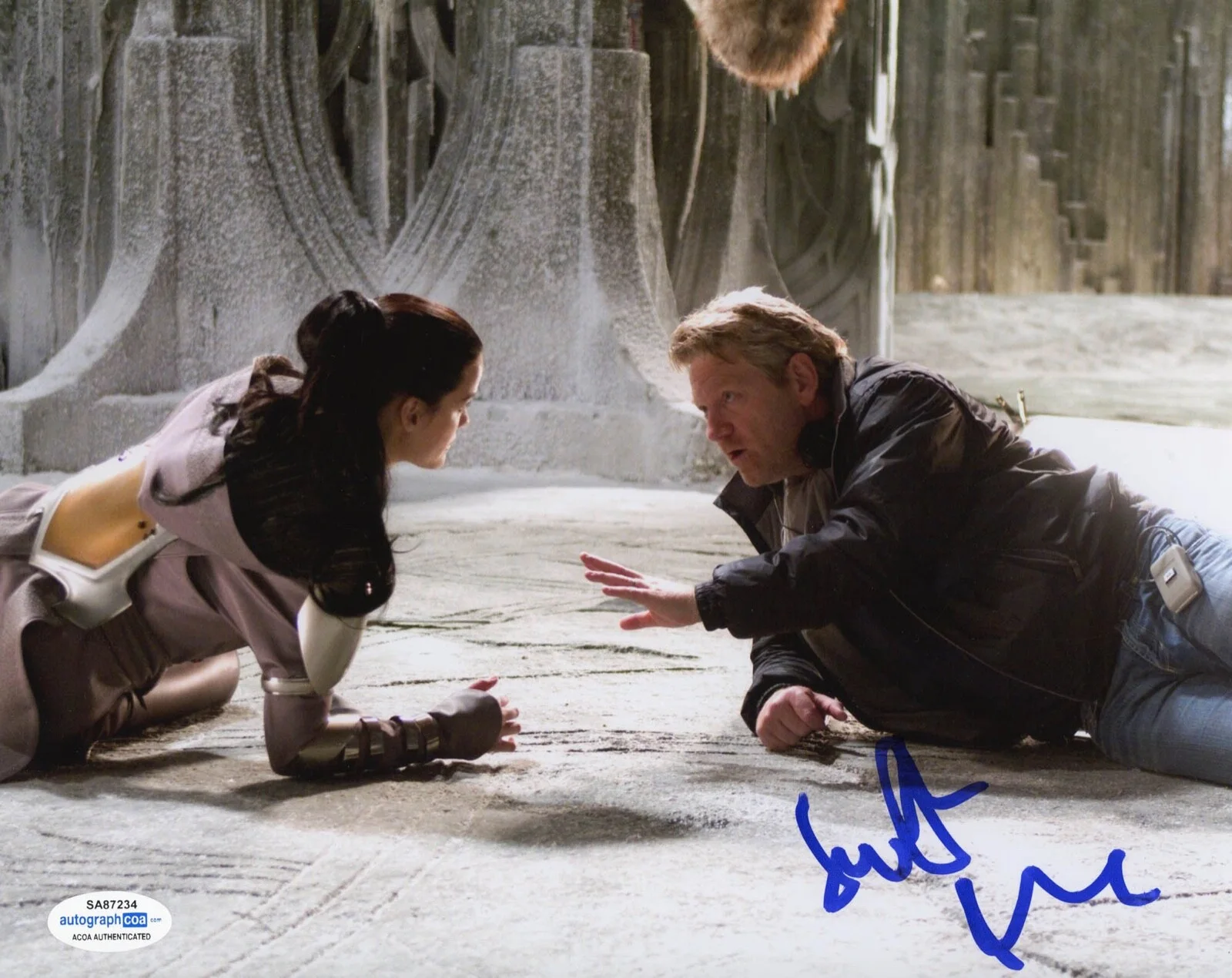 KENNETH BRANAGH — Kenneth Branagh signed "THOR" 8x10 Photo h EXACT PROOF Director ACOA COA, изображение 4