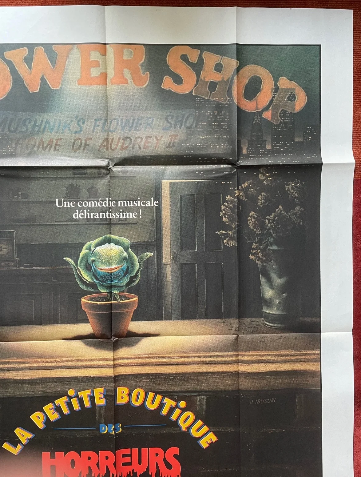 LITTLE SHOP OF HORRORS (1986) Original French Movie Poster Steve Martin, изображение 3