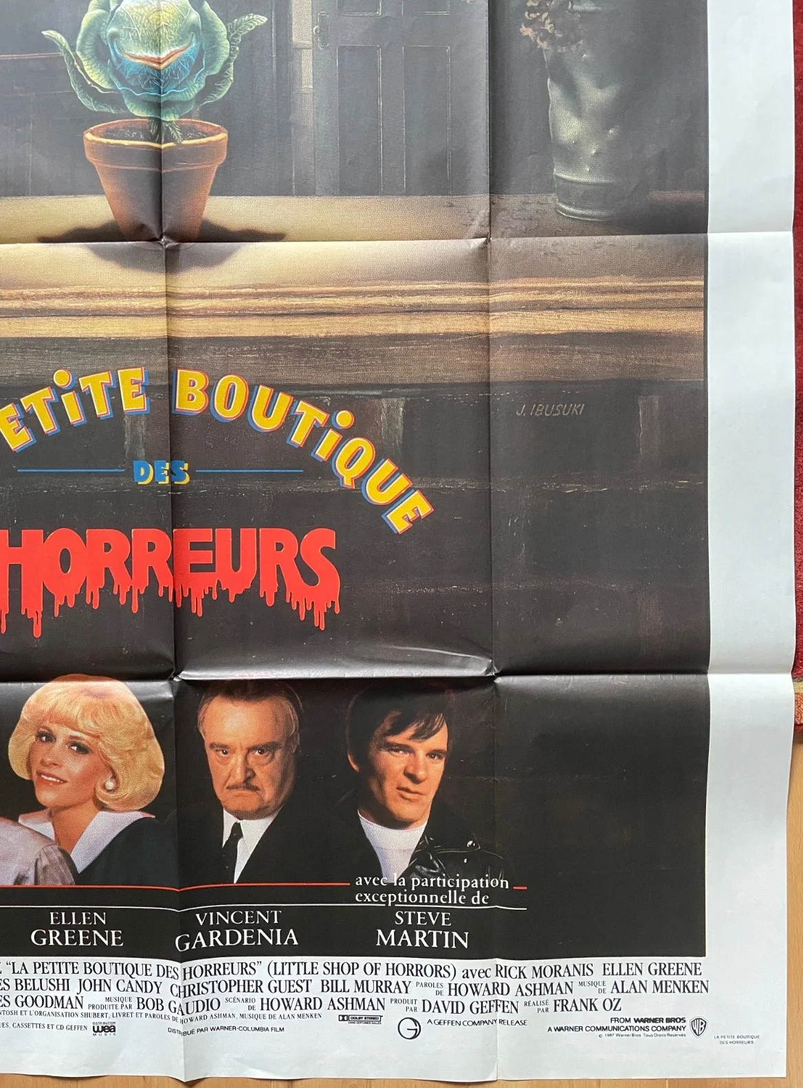LITTLE SHOP OF HORRORS (1986) Original French Movie Poster Steve Martin, изображение 5