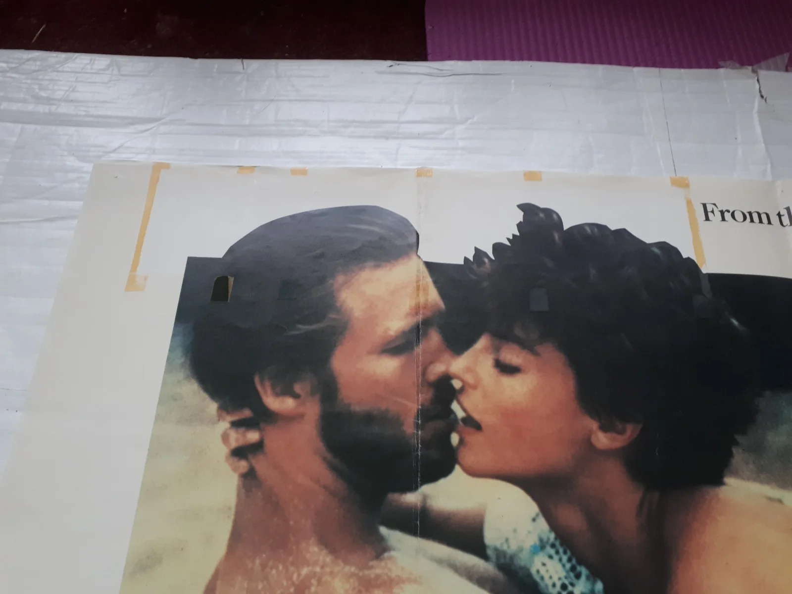 against all odds 1984 ORIGINAL Poster UK Quad 30x40" 1980s Jeff Bridges, image 5