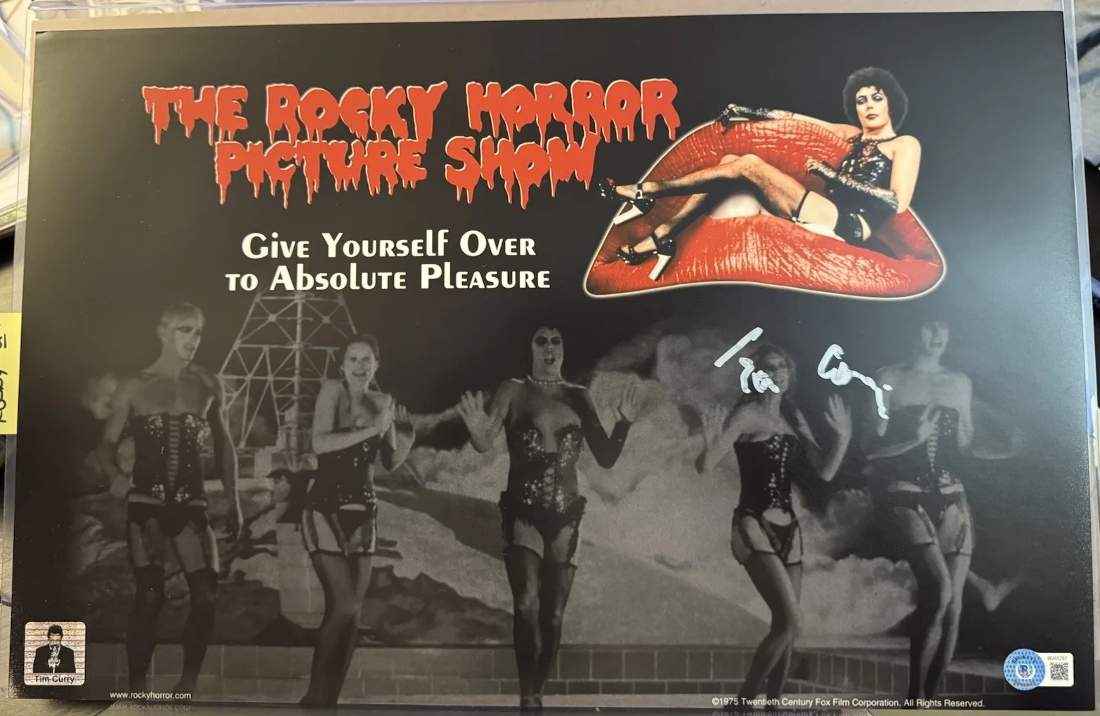 Tim Curry — Tim Curry Signed 11x17 Rocky Horror Picture Show Photo Beckett COA