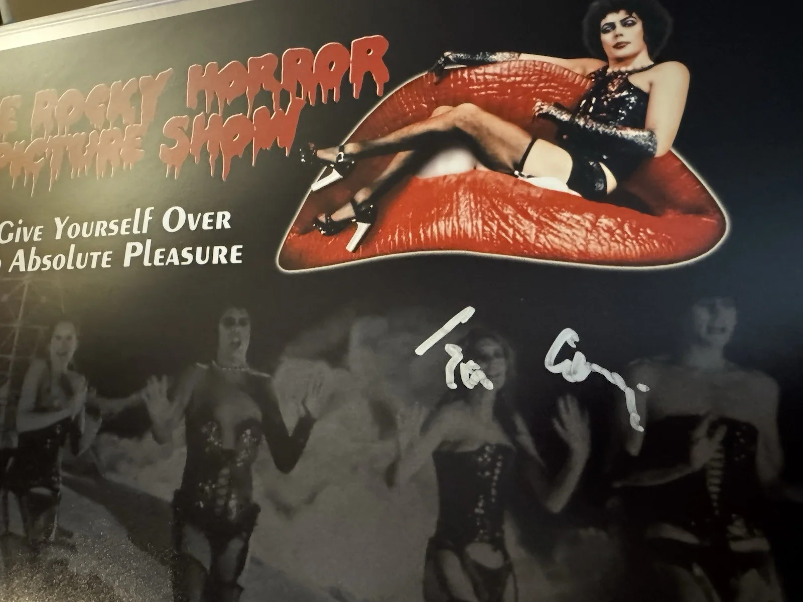 Tim Curry — Tim Curry Signed 11x17 Rocky Horror Picture Show Photo Beckett COA, изображение 2