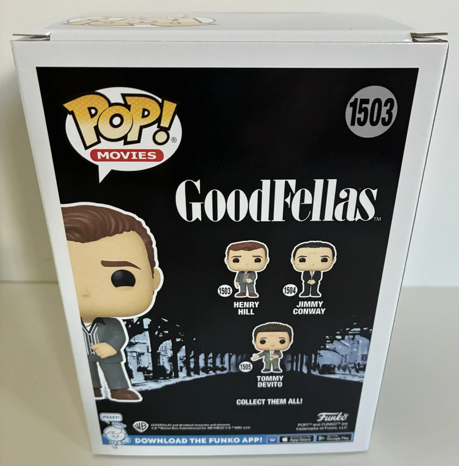 Martin Scorsese — Martin Scorsese Signed Goodfellas #1503 Henry Hill Funko Pop (Beckett), image 3