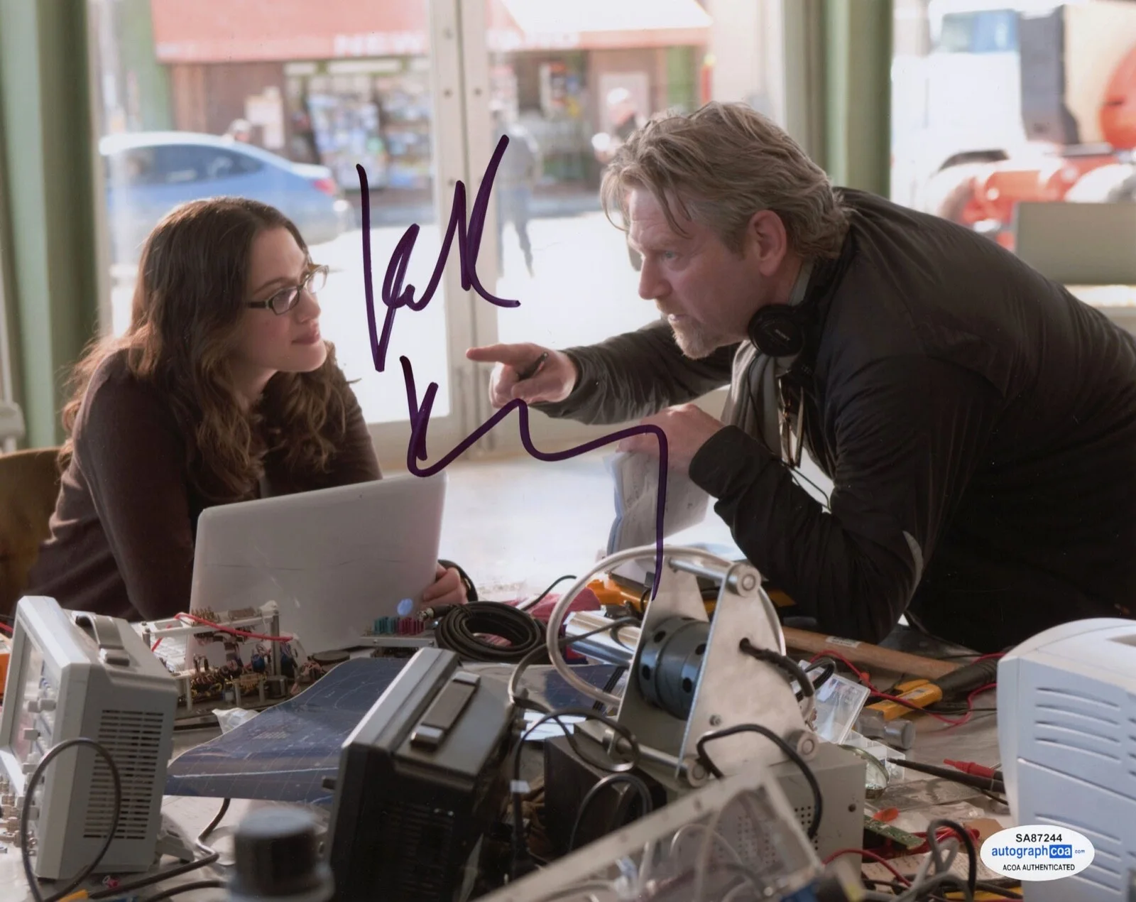 KENNETH BRANAGH — Kenneth Branagh signed "THOR" 8x10 Photo m Autographed PROOF Director ACOA COA, image 3