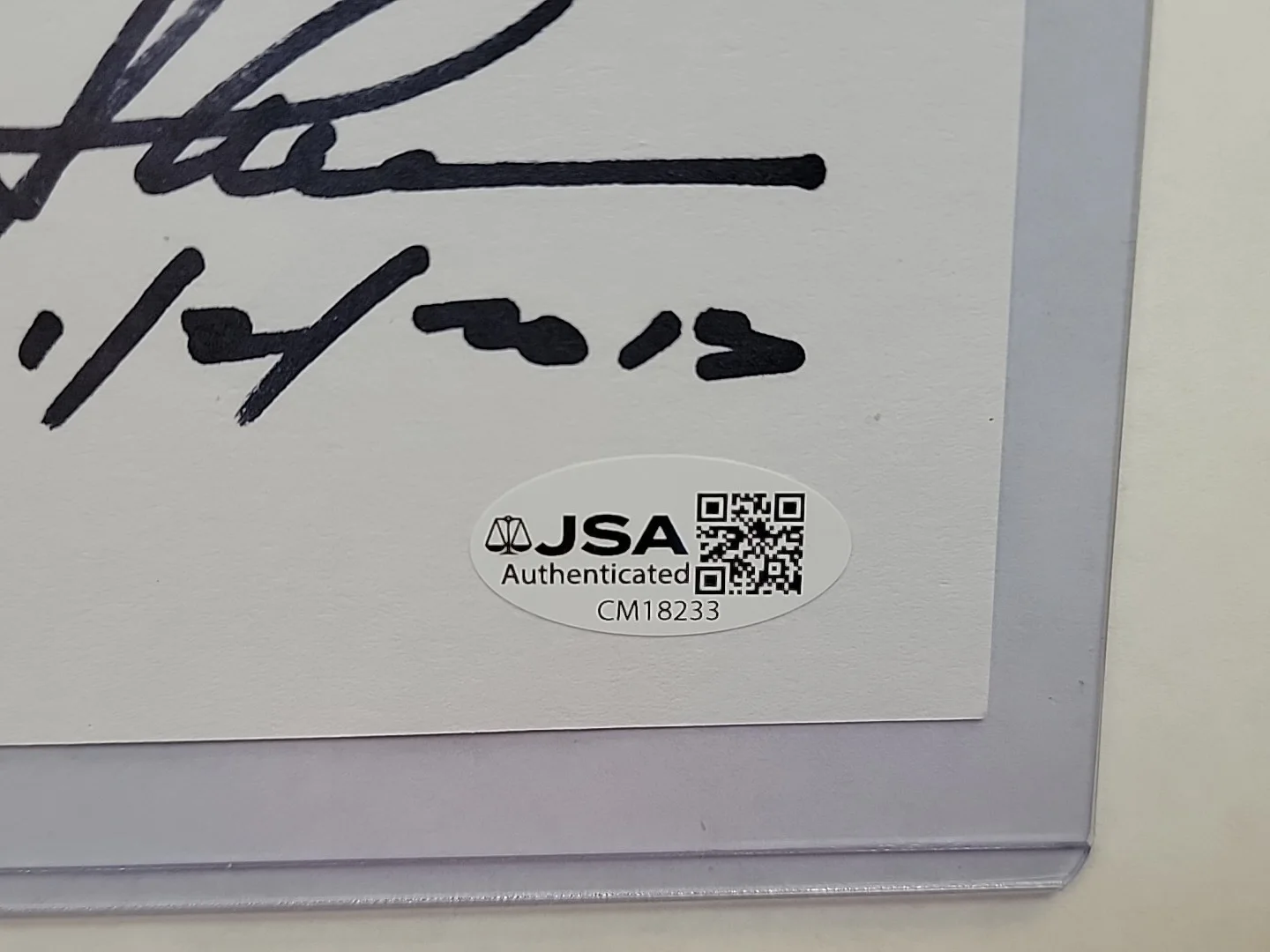 MARTIN SHEEN — MARTIN SHEEN INDEX CARD Autograph Auto singed JSA COA, image 3
