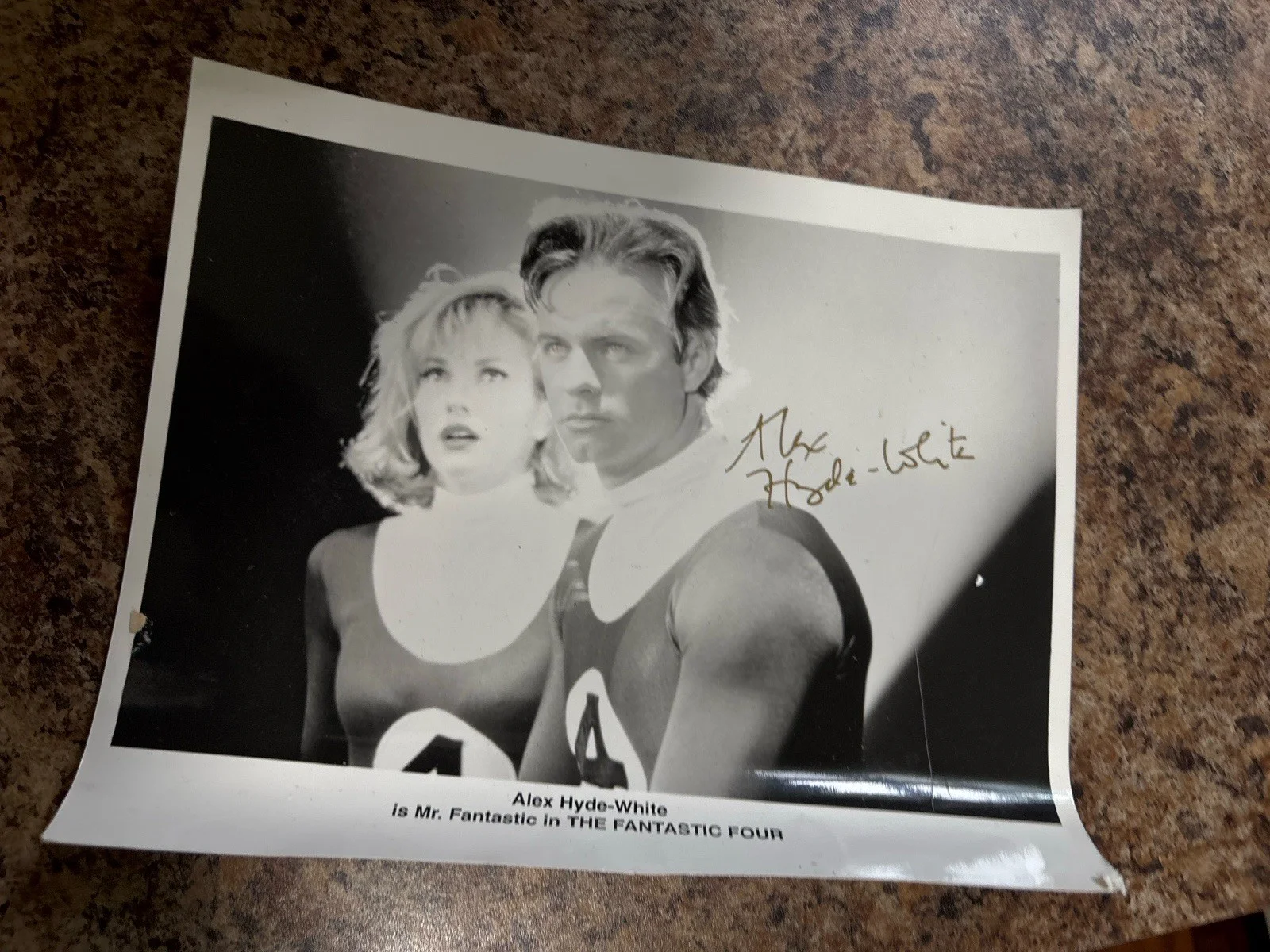 Alex Hyde-White Signed Fantastic Four Mr Fantastic Promo Photo Autograph, image 5