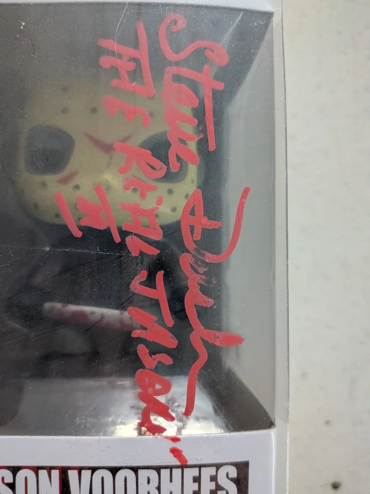 STEVE DASH Signed Funko Pop Jason Voorhees Friday the 13th Pt 2 BAS JSA COA RARE, изображение 2