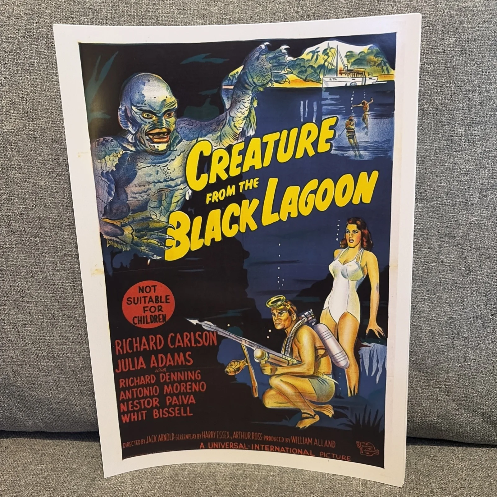 Retro Horror Film Poster Print Bundle 14x Wolfman Creature From The Black Lagoon, image 2