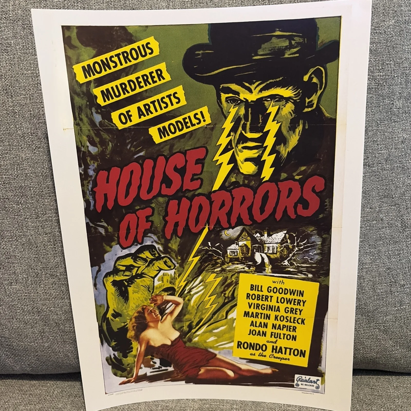 Retro Horror Film Poster Print Bundle 14x Wolfman Creature From The Black Lagoon, image 3