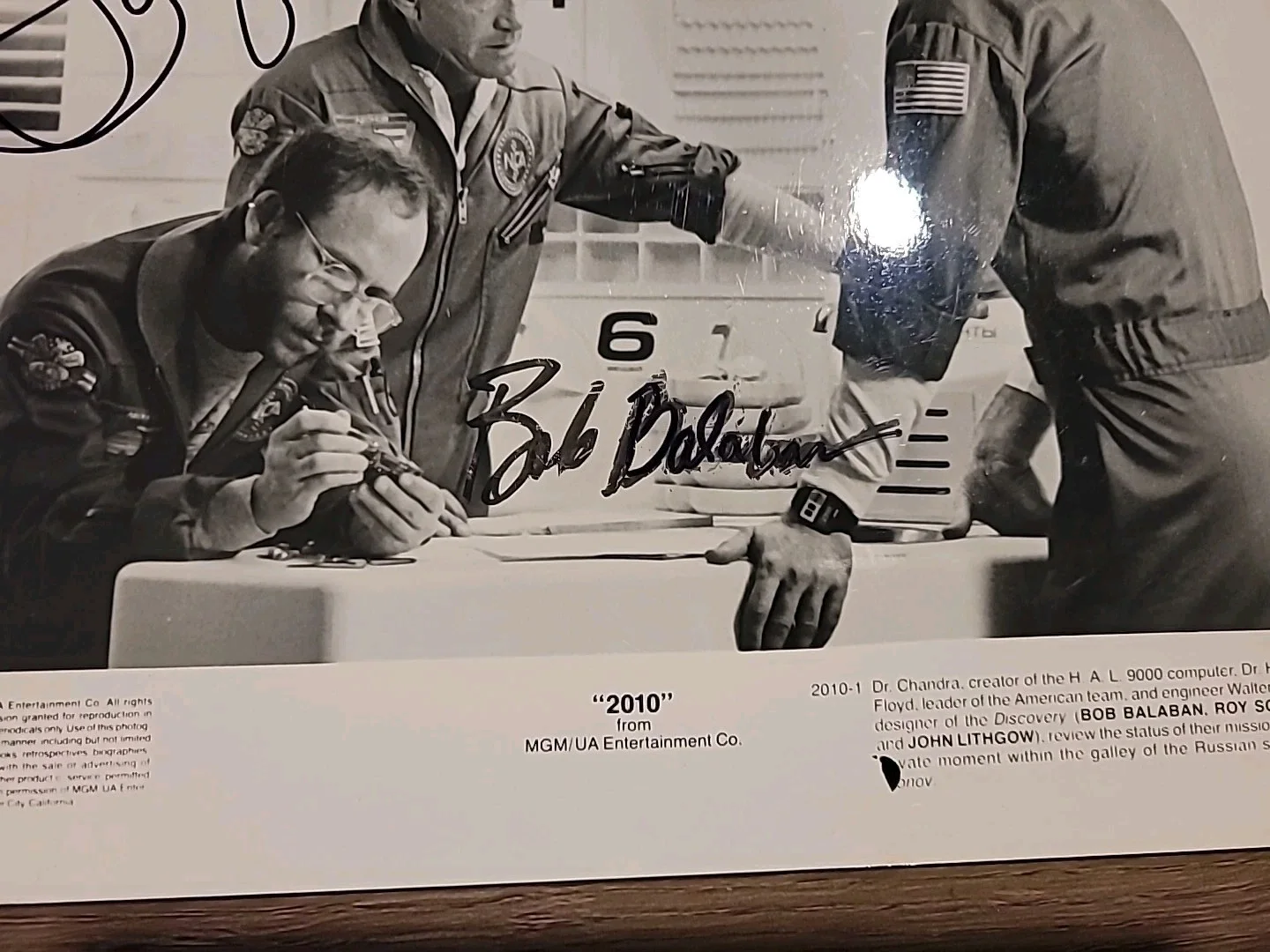 John Lithgow And Bob Balaban 8x10 Signed Autographed 2010 Photo, image 2