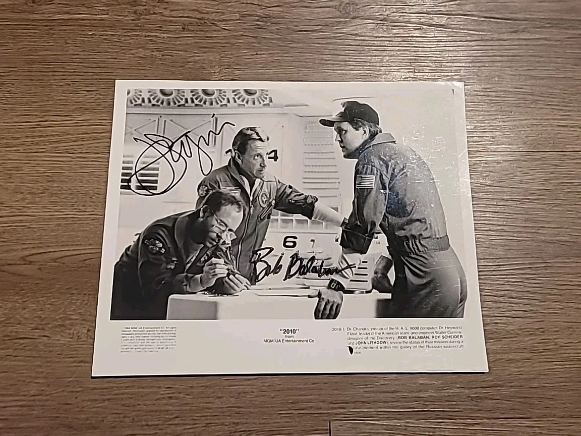 John Lithgow And Bob Balaban 8x10 Signed Autographed 2010 Photo, image 5