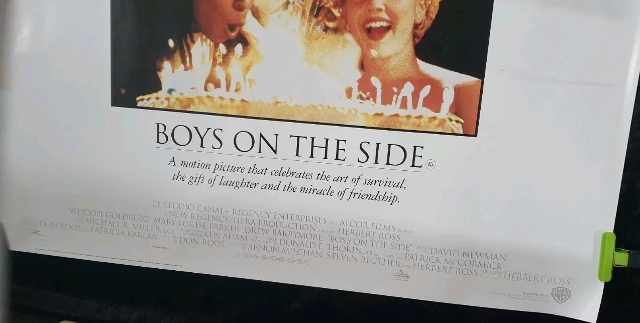 Boys On The Side 1995 Original UK Quad Poster 40x30 Drew Barrymore, image 2