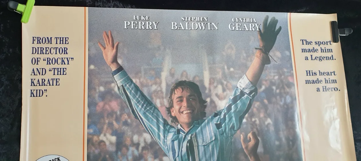8 Seconds 1994 Original UK Quad Movie Poster 40" x 30" Luke Perry Baldwin, изображение 3