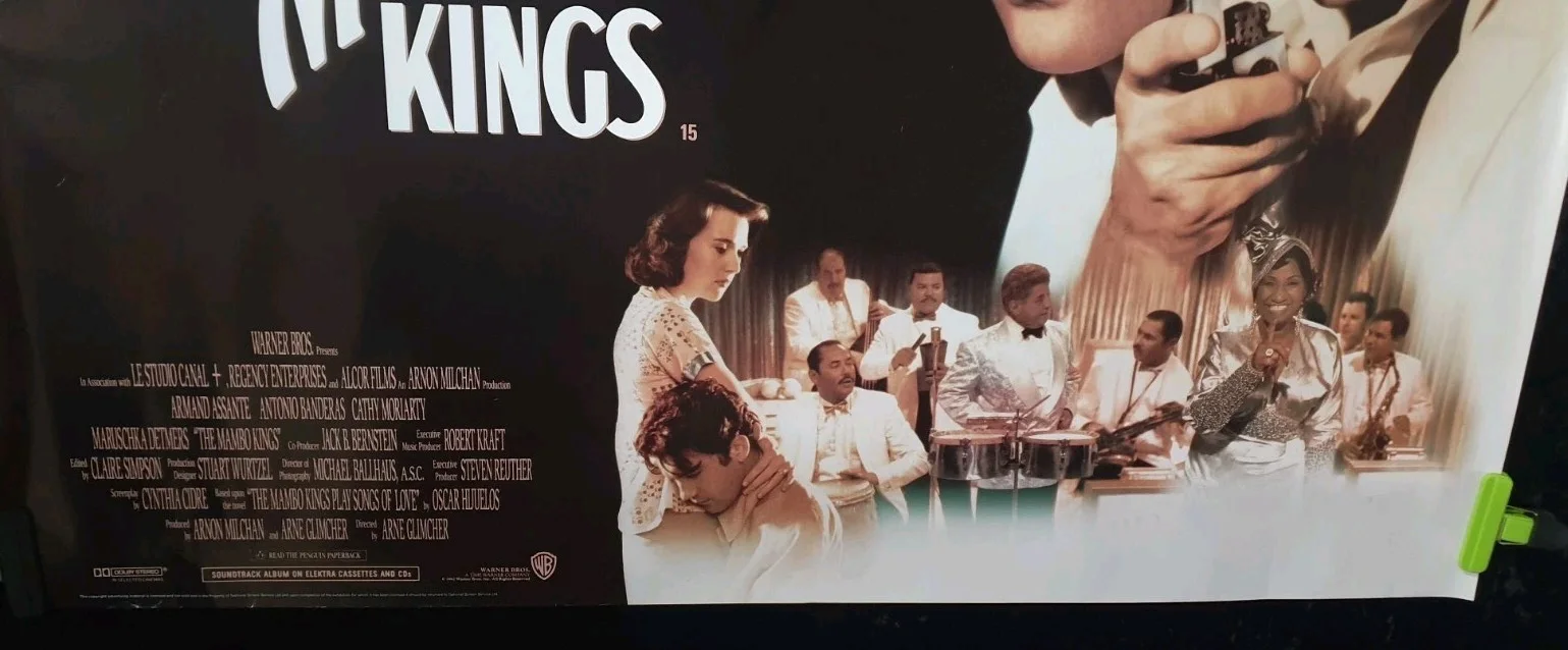 Mambo Kings 1992 Original UK Quad Poster 40x30 Banderas Assante, image 2