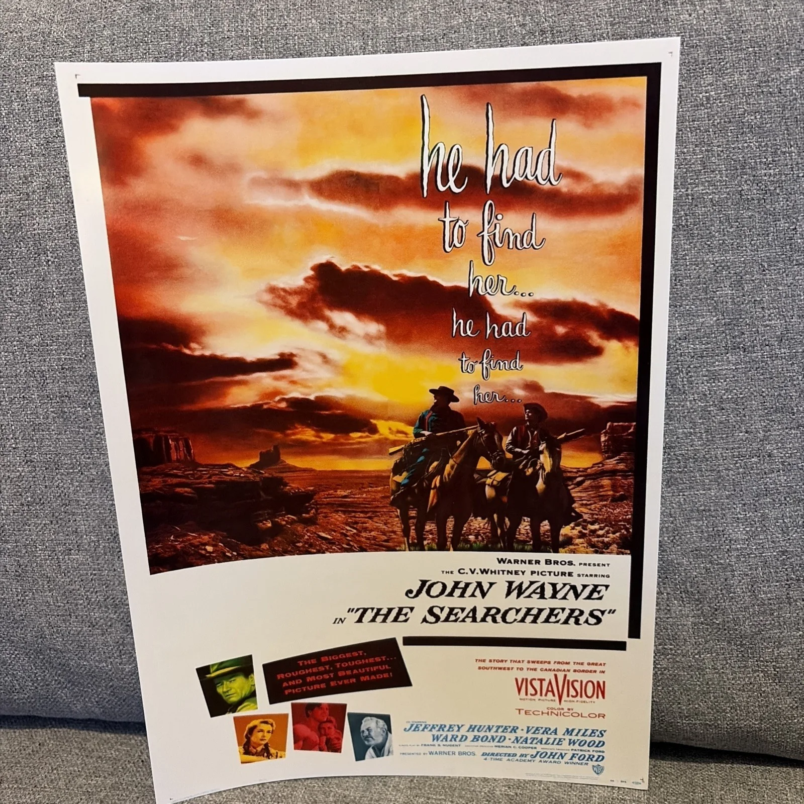 John Wayne Film Poster Prints A4 14x Western, image 2
