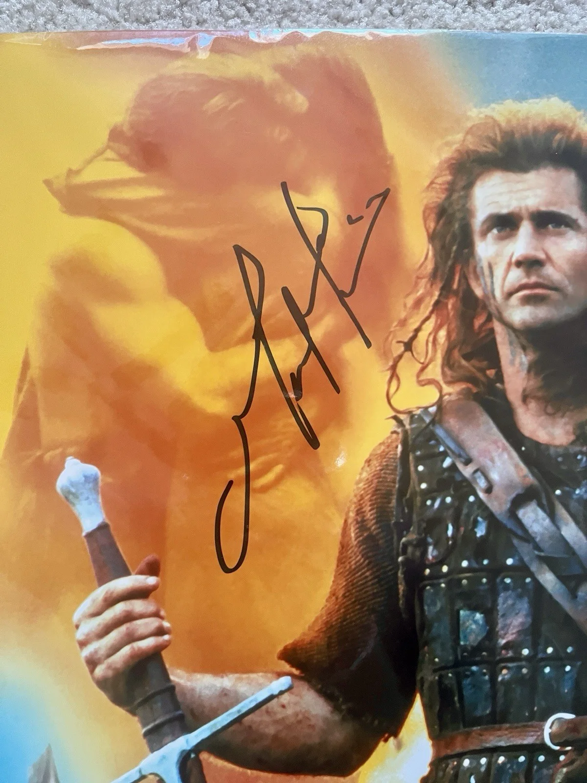 Mel Gibson Signed Braveheart 16x20 (Celebrity Authentics COA), image 2