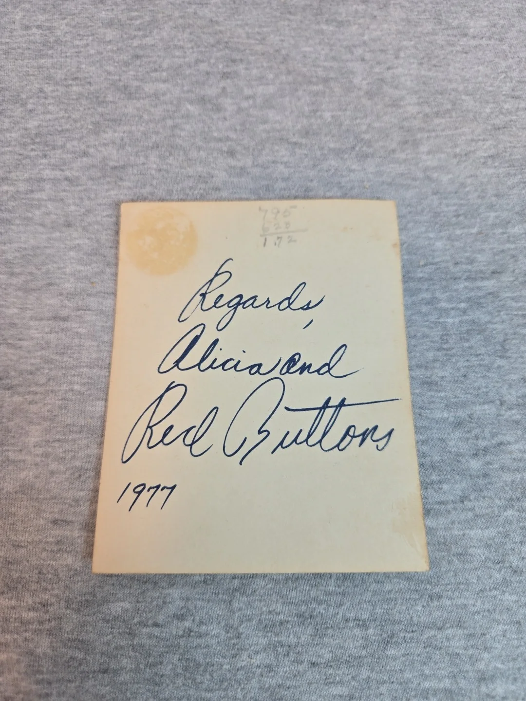 Red Buttons — Autographed Picture Of Red Buttons, image 3