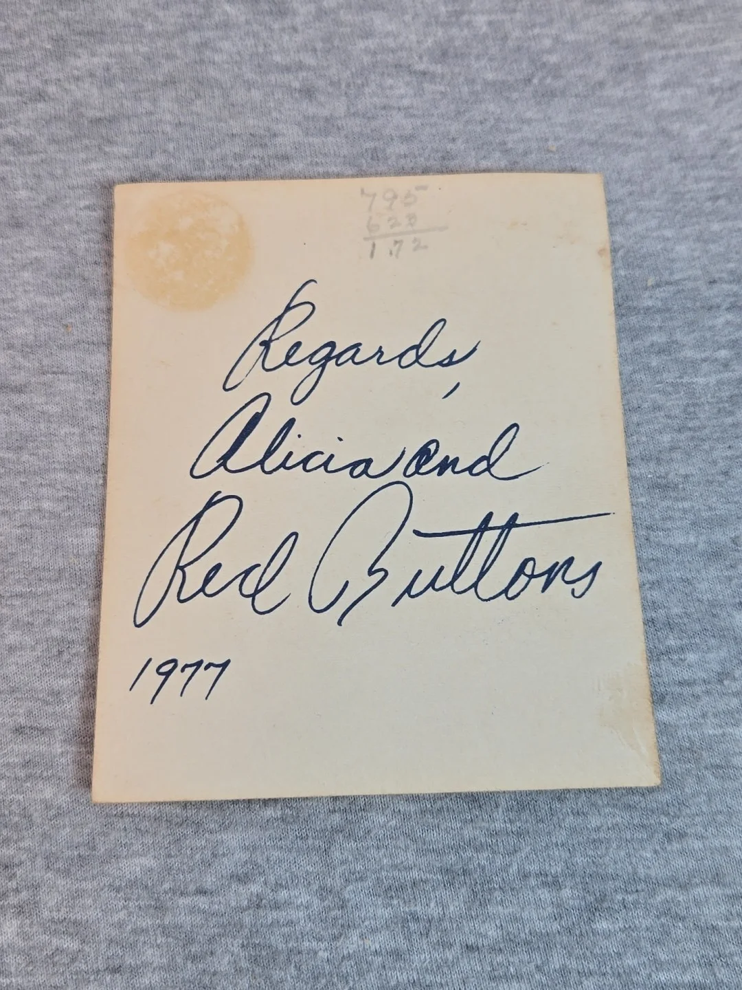 Red Buttons — Autographed Picture Of Red Buttons, image 5