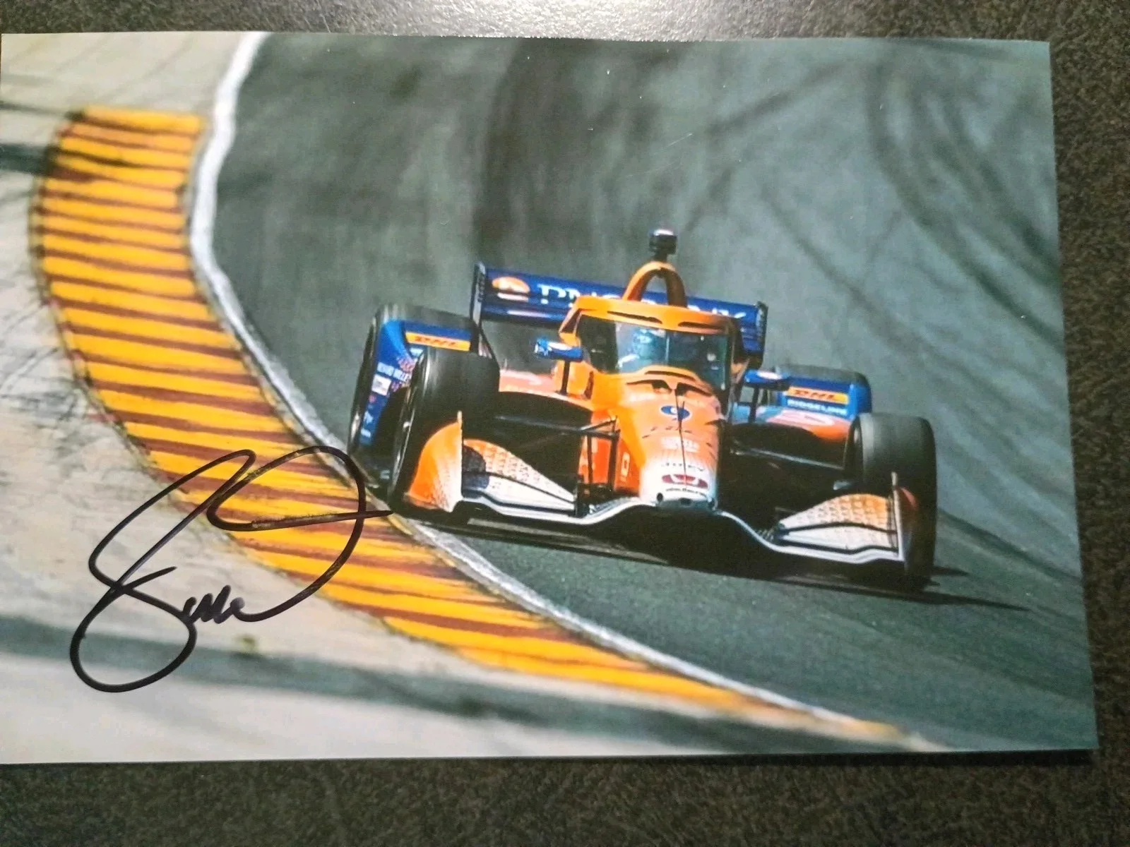 LARRY BOWA — SCOTT DIXON 2 Hand Signed Autograph Photo S -RACE CAR DRIVER- 2008 INDY 500 WIN, изображение 2