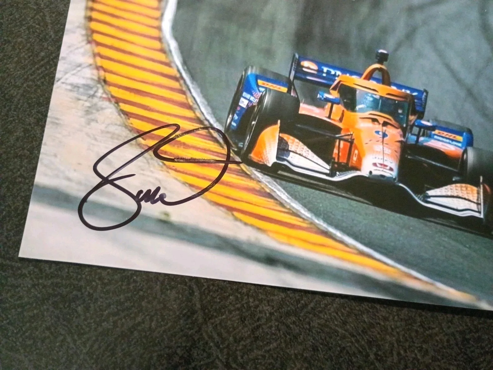 LARRY BOWA — SCOTT DIXON 2 Hand Signed Autograph Photo S -RACE CAR DRIVER- 2008 INDY 500 WIN, изображение 3