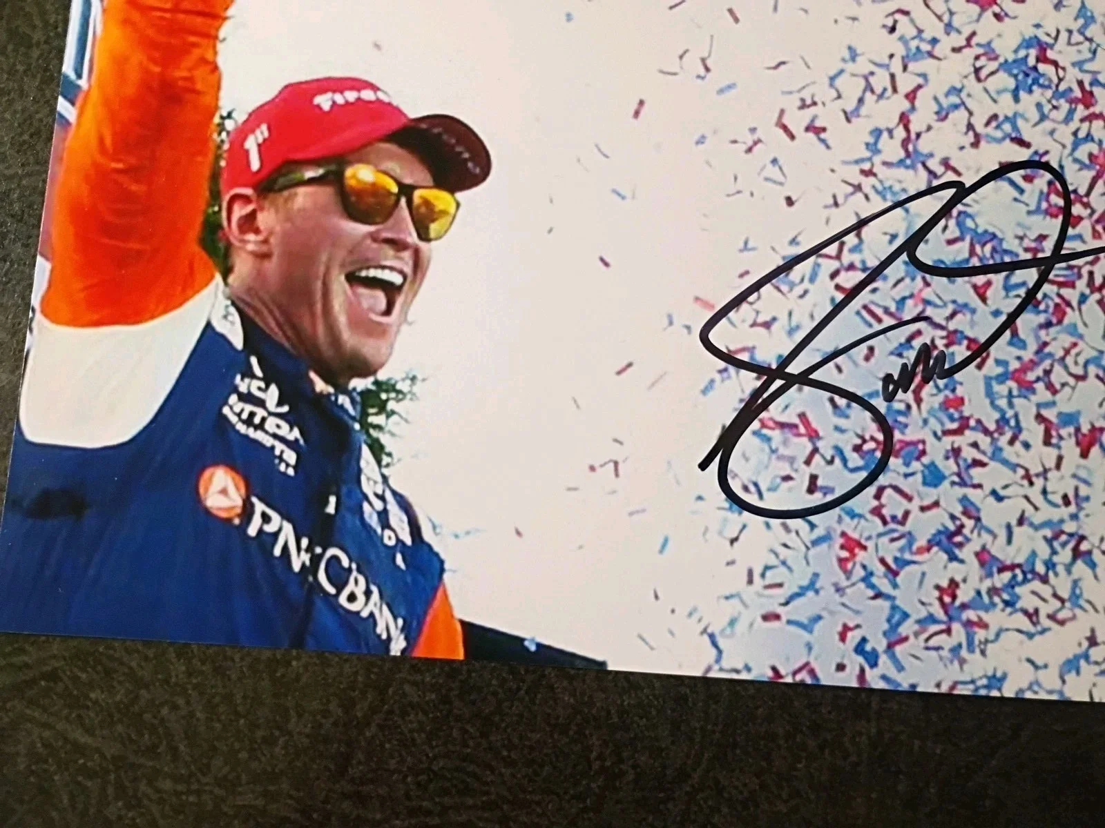 LARRY BOWA — SCOTT DIXON 2 Hand Signed Autograph Photo S -RACE CAR DRIVER- 2008 INDY 500 WIN, изображение 5