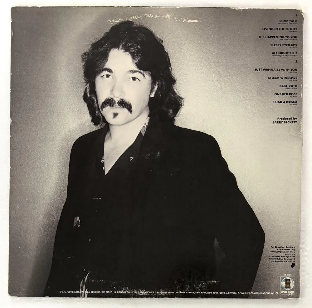 John Prine — John Prine Signed Autograph Storm Windows Album Vinyl Record LP w/ PSA COA, image 2