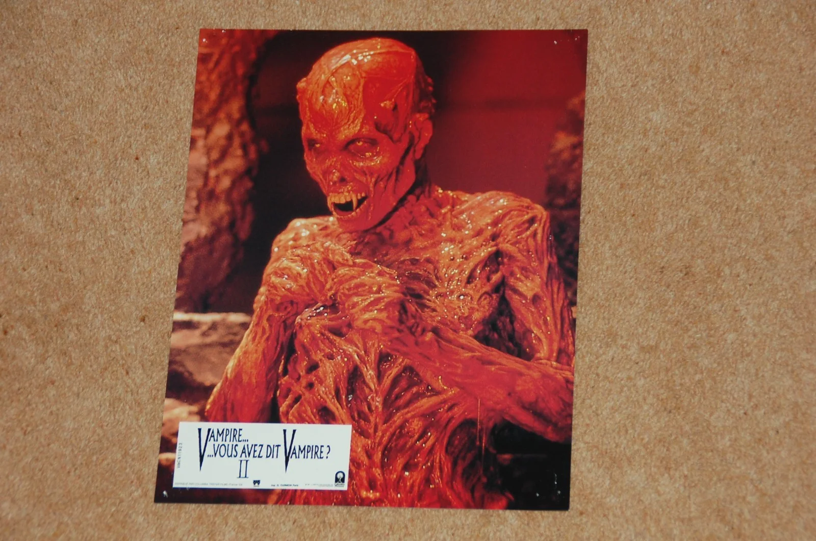 FRIGHT NIGHT PART 2 (1988) - RARE ORIG. FRENCH LOBBY CARD SET - FINE COND., изображение 2