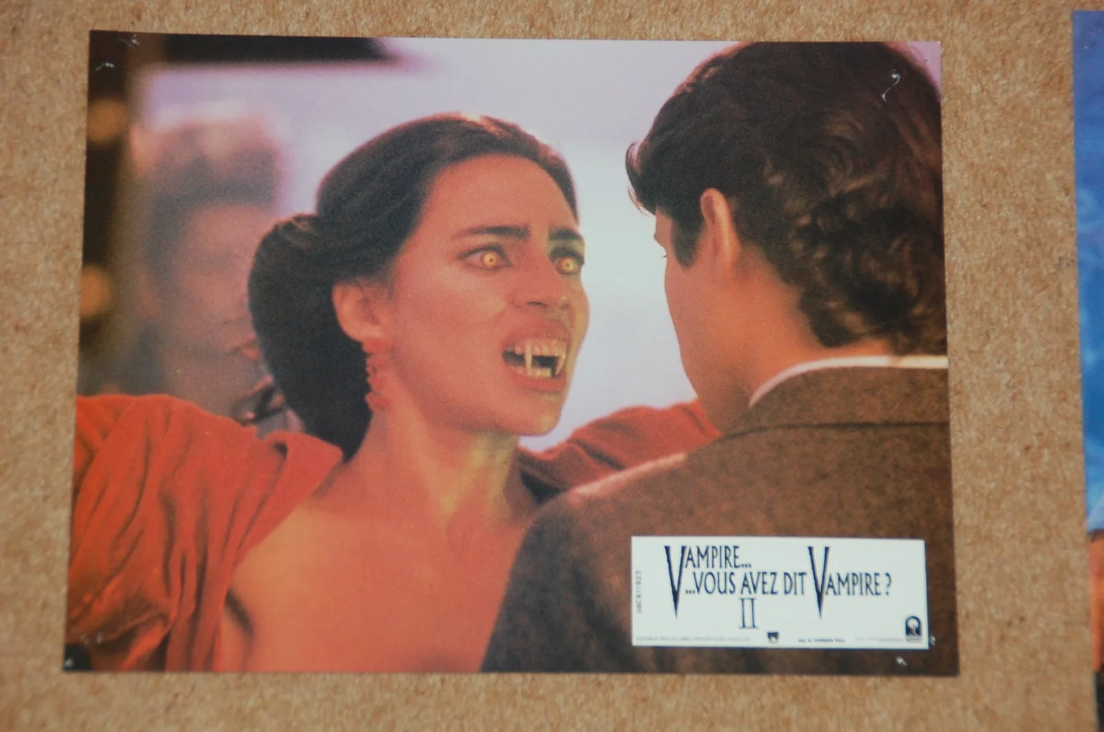 FRIGHT NIGHT PART 2 (1988) - RARE ORIG. FRENCH LOBBY CARD SET - FINE COND., изображение 3