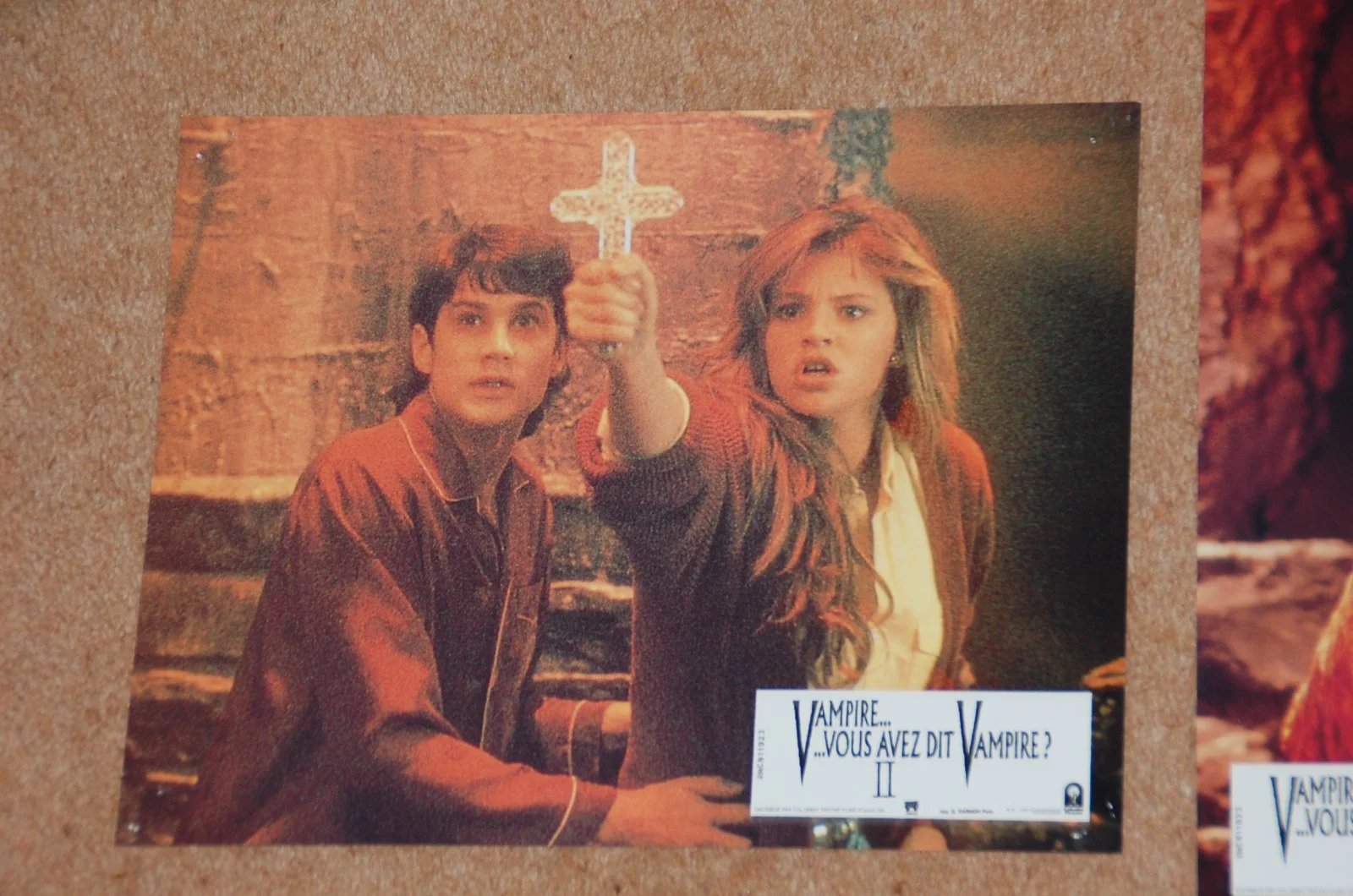 FRIGHT NIGHT PART 2 (1988) - RARE ORIG. FRENCH LOBBY CARD SET - FINE COND., изображение 4