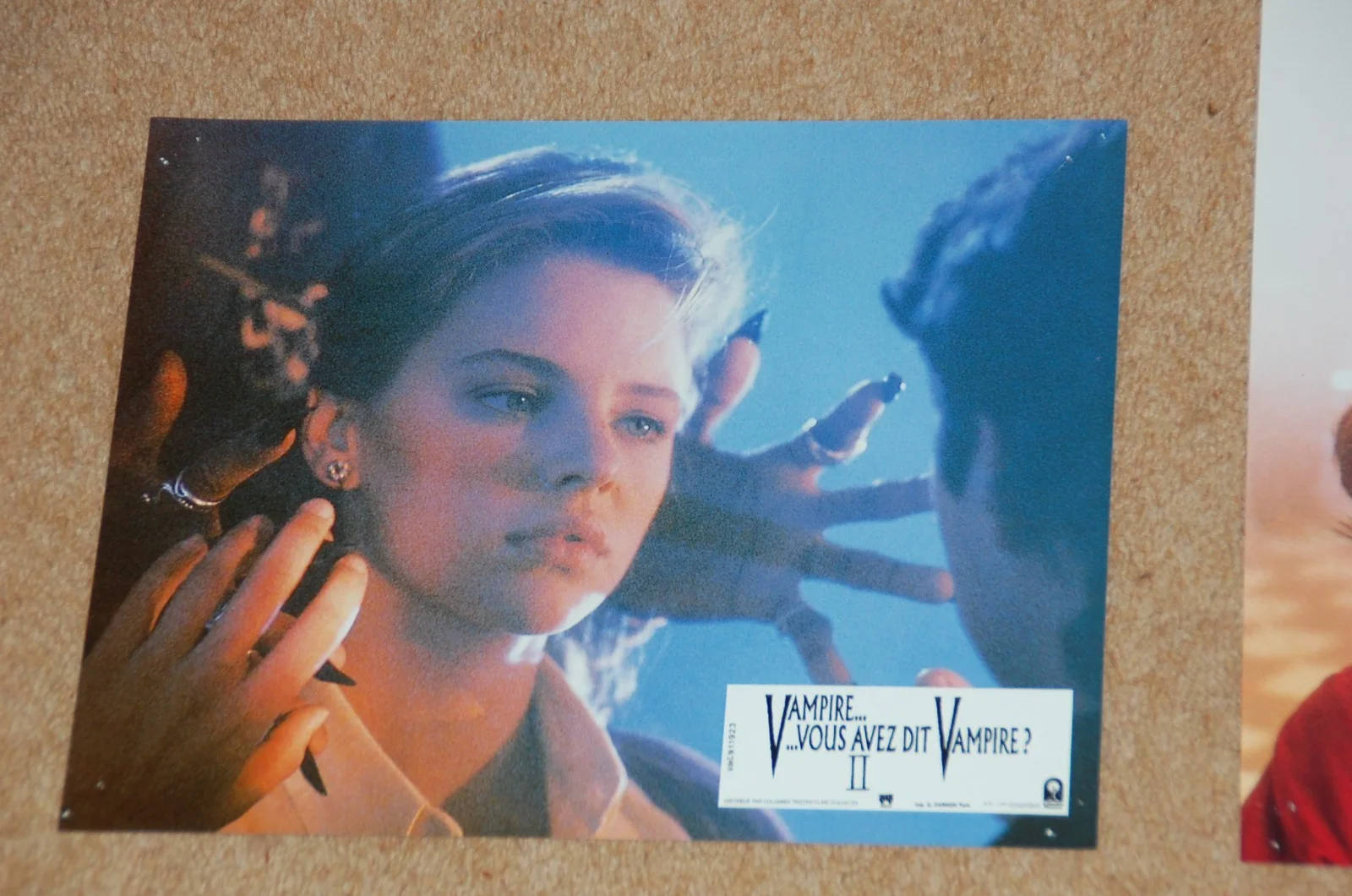 FRIGHT NIGHT PART 2 (1988) - RARE ORIG. FRENCH LOBBY CARD SET - FINE COND., изображение 5