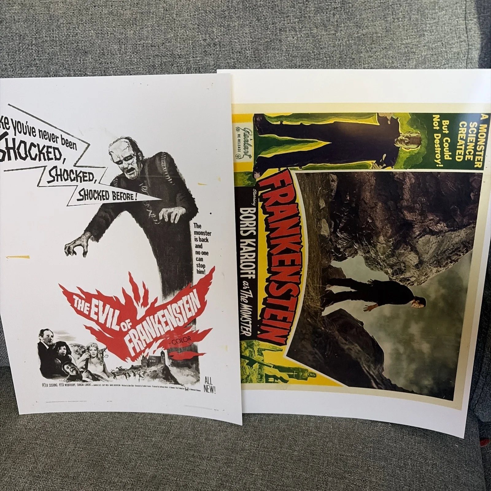 Frankenstein Horror Film Poster Prints A4 35x Dracula Bride Wolfman, image 5