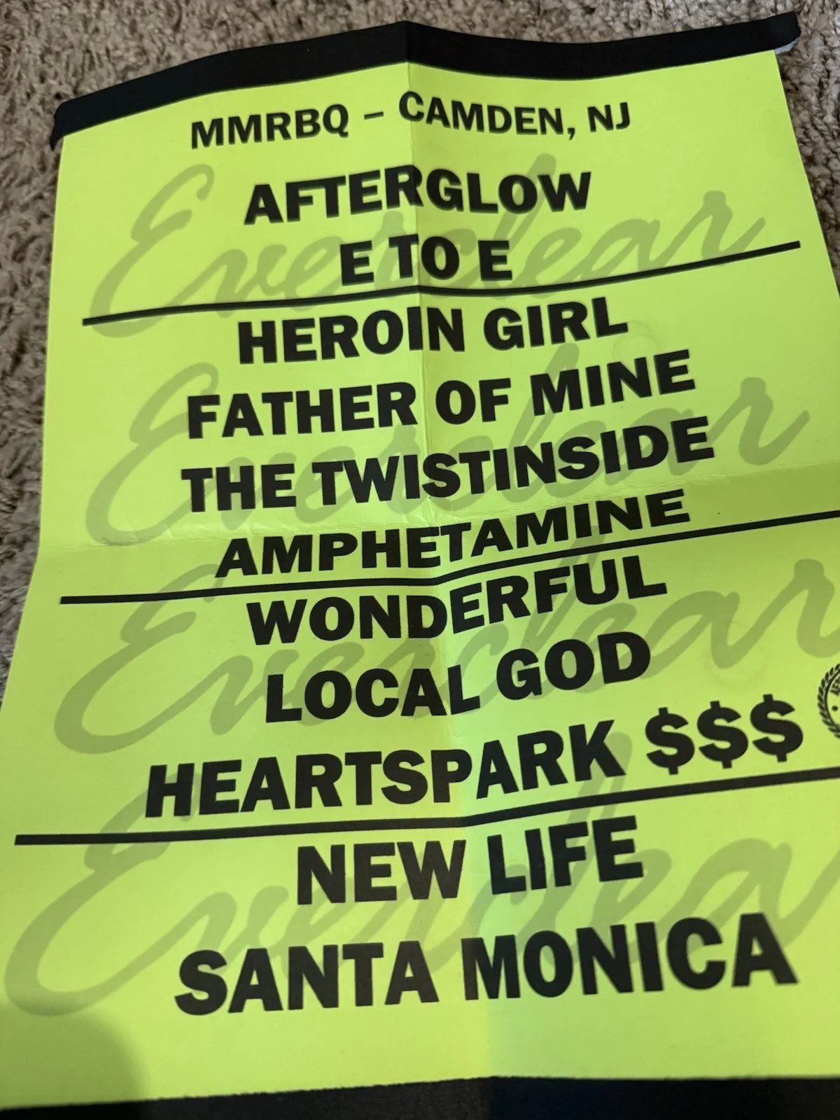 Everclear Setlist, image 2