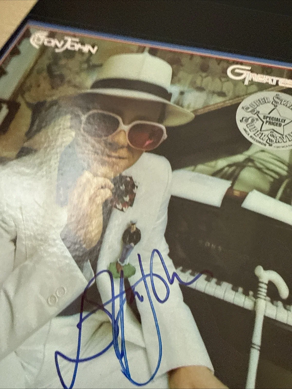 Elton John Signed Greatest Hits Vinyl Album PSA DNA COA, изображение 2