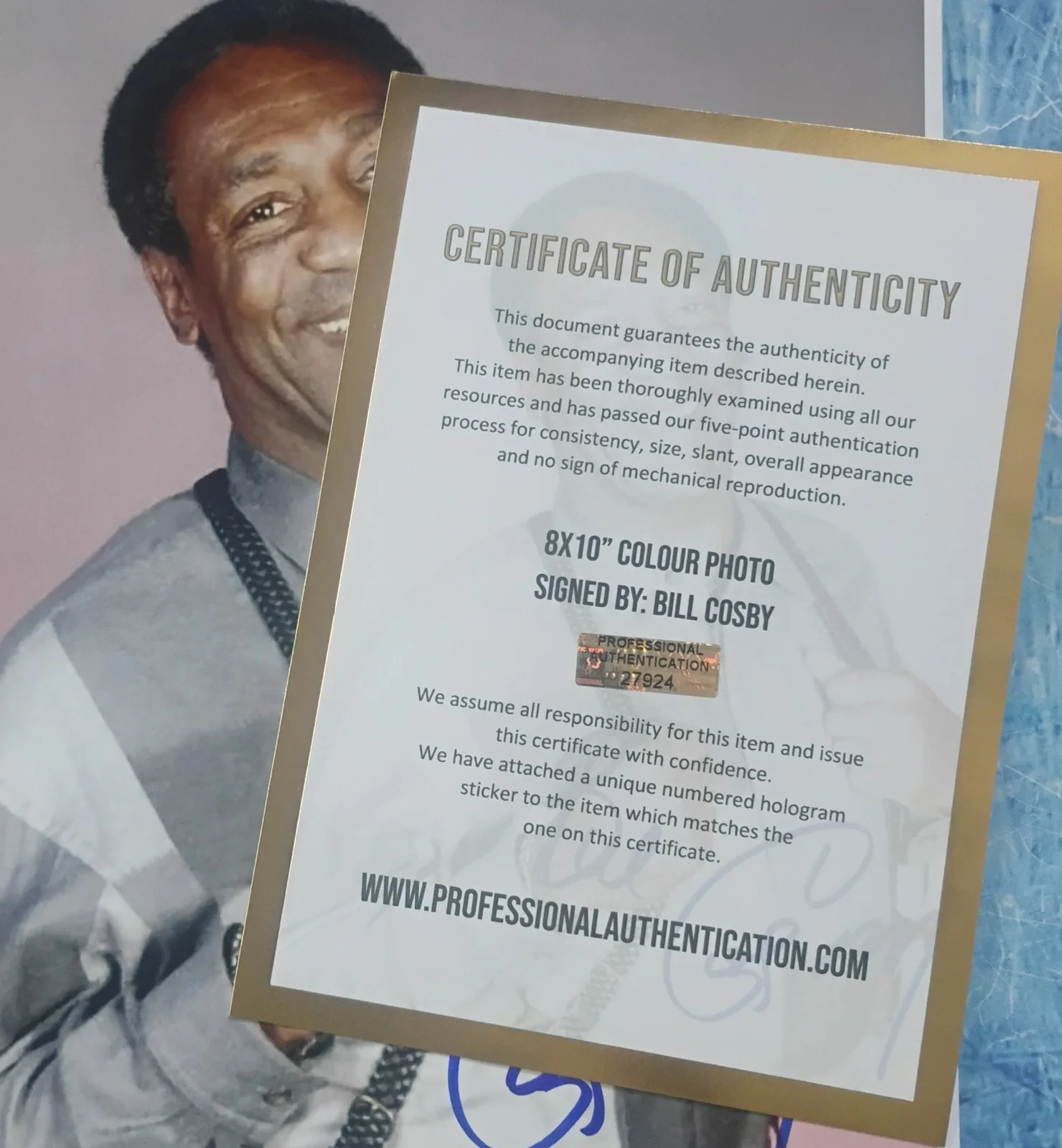 Bill Cosby Hand Signed Autograph 8x10 Photo COA - NO US TARIFFS, image 4
